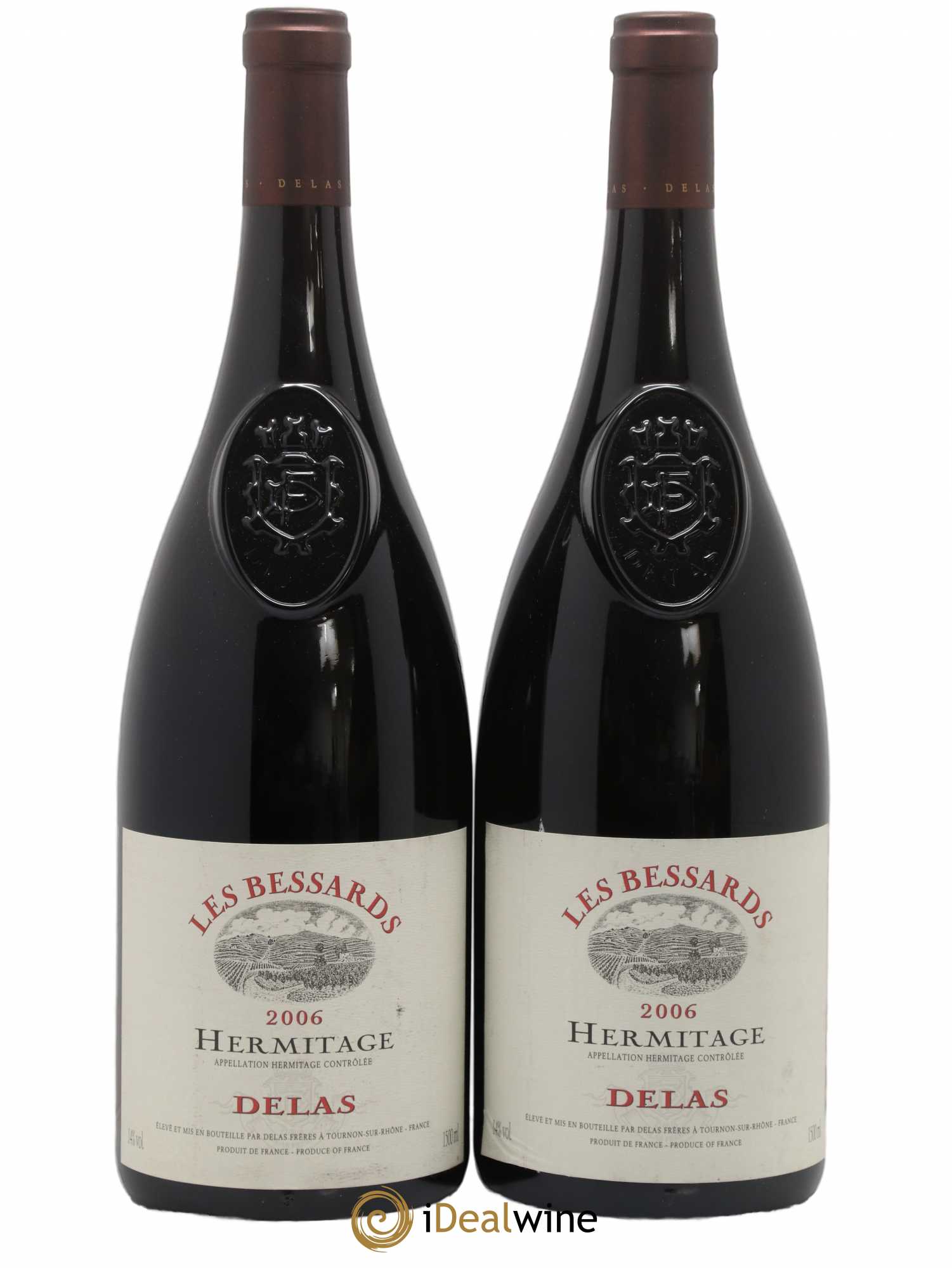 Hermitage Les Bessards Delas Frères 2006 - Lot de 2 magnums - 0