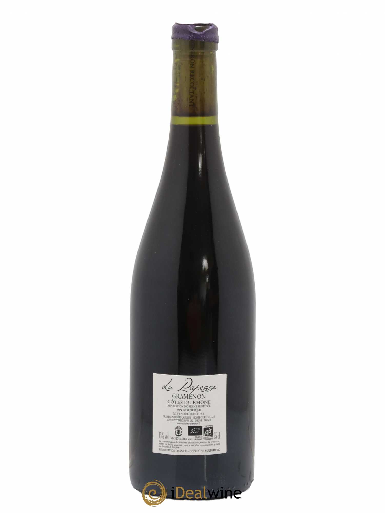 Vin de France La Papesse Gramenon (Domaine) 2020 - Lot de 1 bouteille - 1