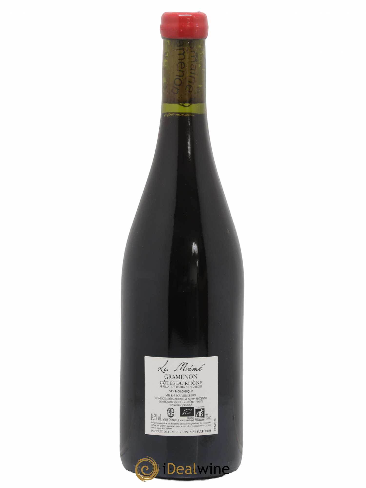 Côtes-du-Rhône La Mémé Ceps Centenaires Gramenon (Domaine) 2020 - Lot de 1 bouteille - 1