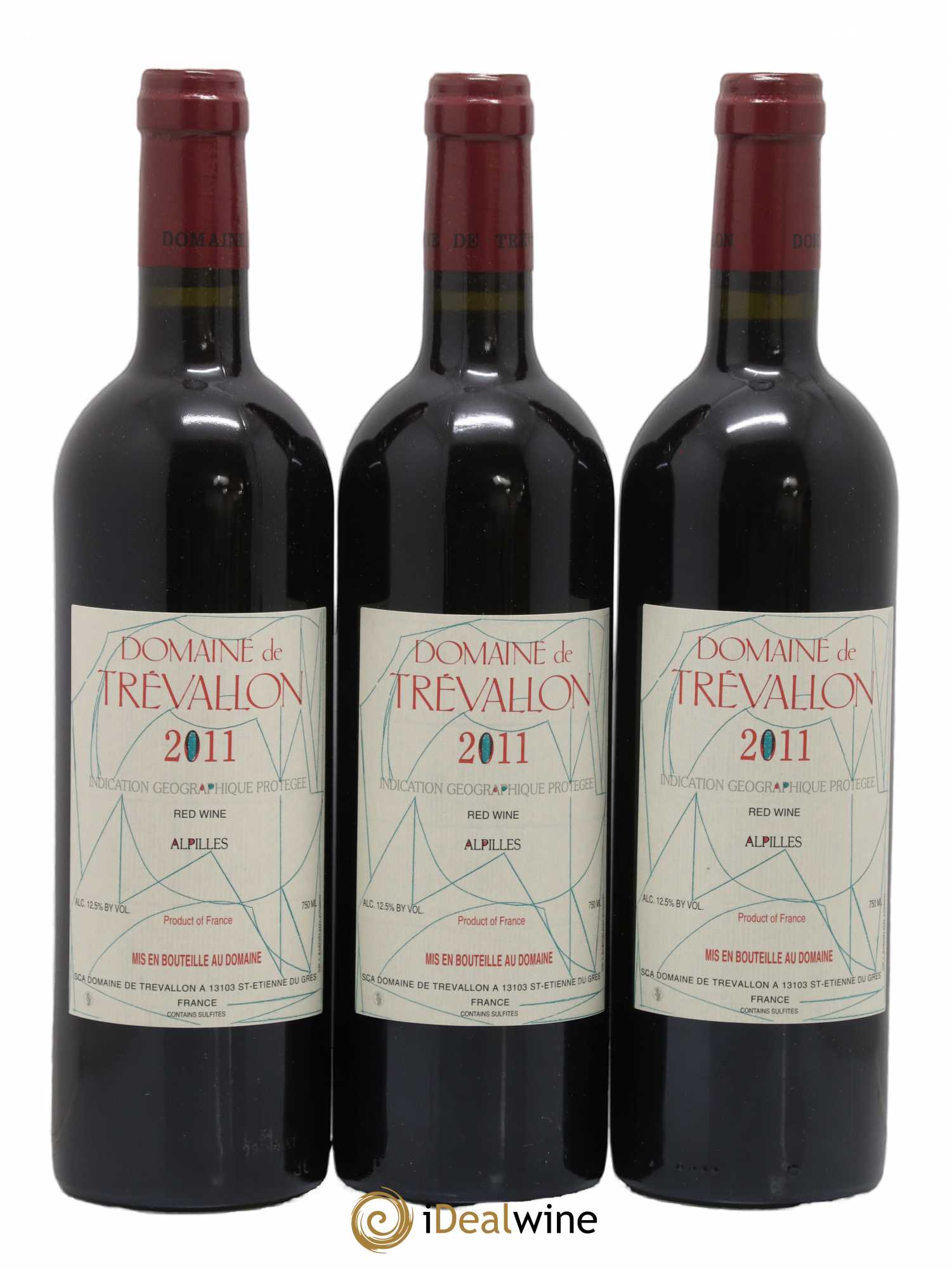 Alpilles Trévallon (Domaine de) Eloi Dürrbach 2011 - Lot de 3 bouteilles - 0
