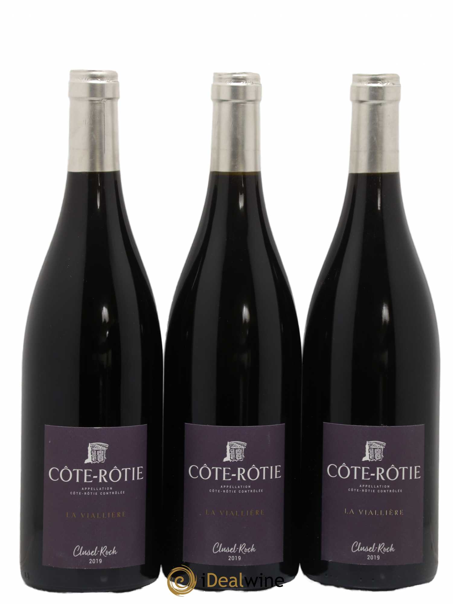 Côte-Rôtie Viallière Clusel-Roch 2019 - Lot de 3 bouteilles - 0