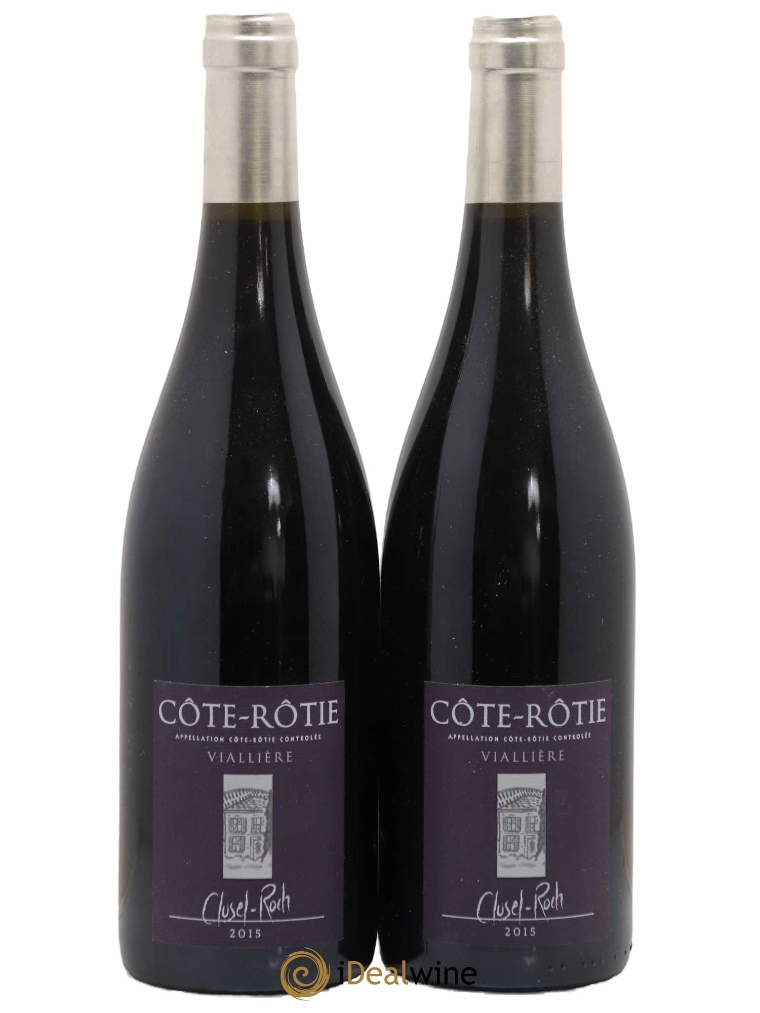 Côte-Rôtie Viallière Clusel-Roch 2015 - Lot de 2 bouteilles - 0