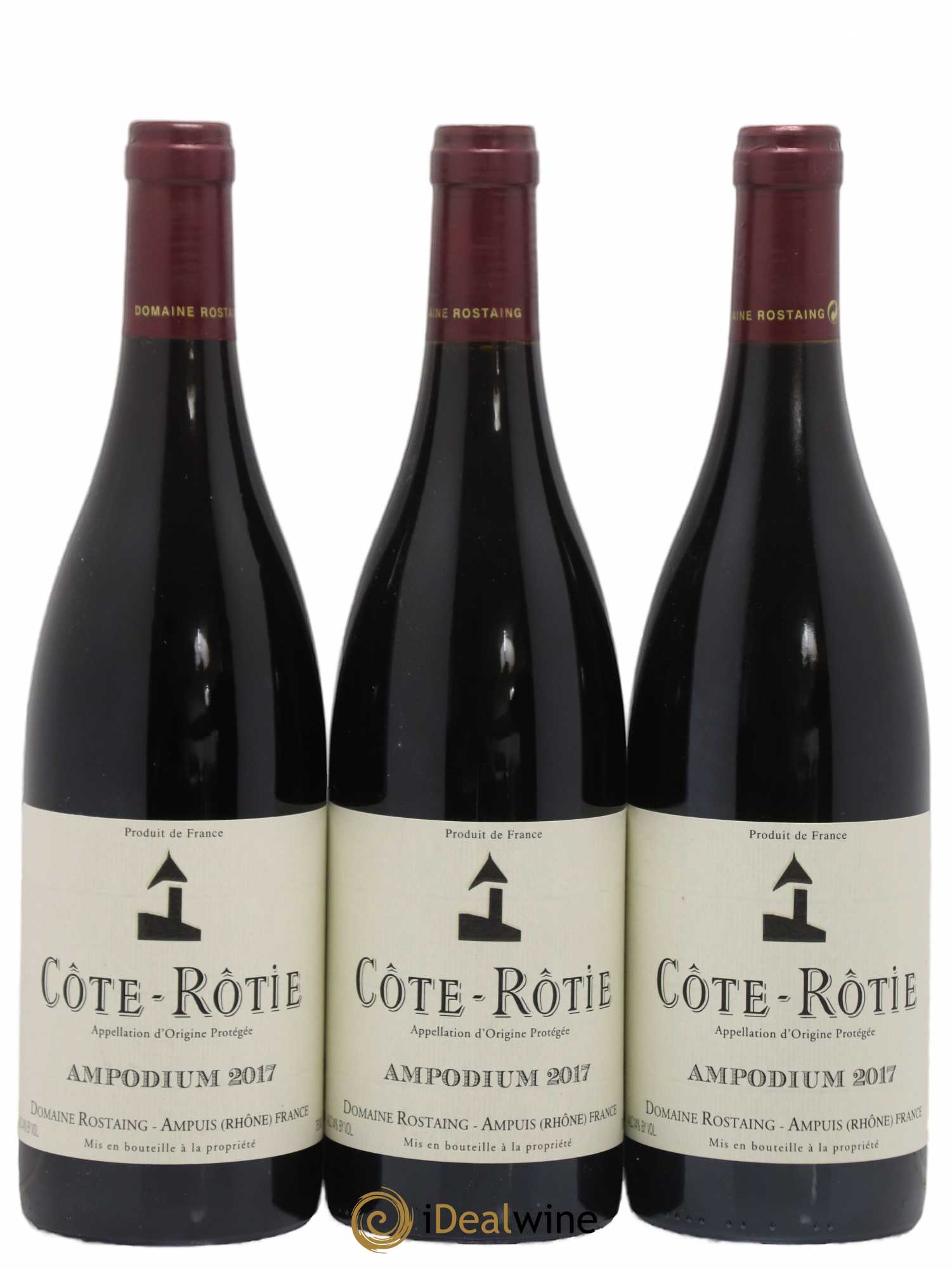 Côte-Rôtie Ampodium René Rostaing 2017 - Lot of 3 bottles - 0