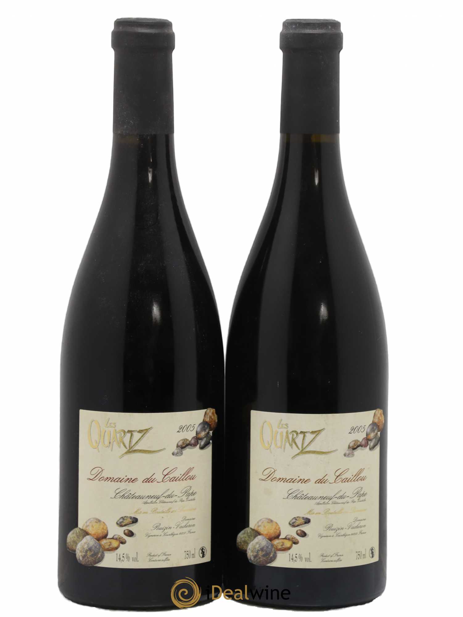 Châteauneuf-du-Pape Les Quartz Clos du Caillou Le Clos Caillou Les Quartz 2005 - Posten von 2 Flaschen - 0