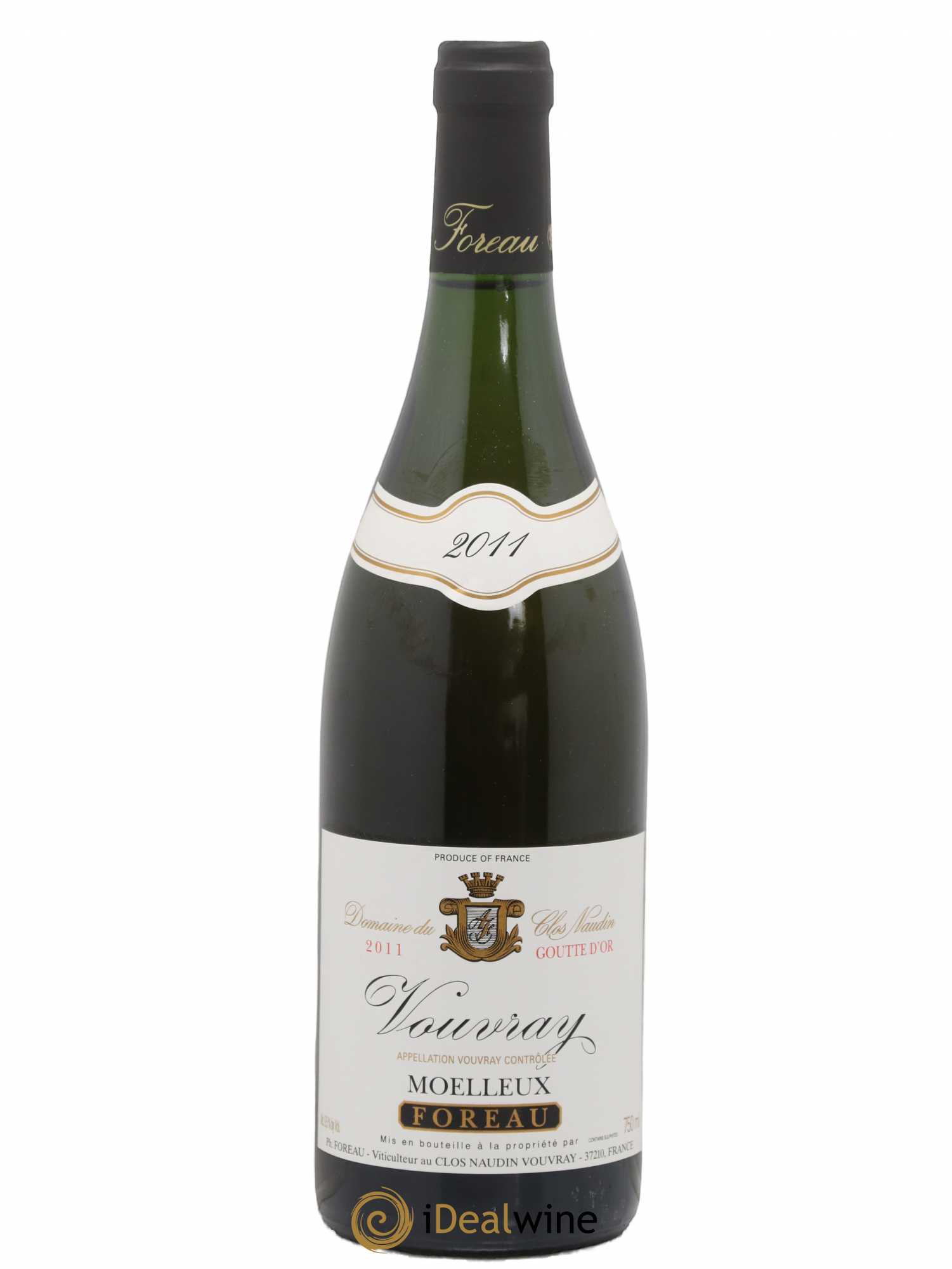 Vouvray Goutte d'Or Clos Naudin - Philippe Foreau 2011 - Lotto di 1 bottiglia - 0