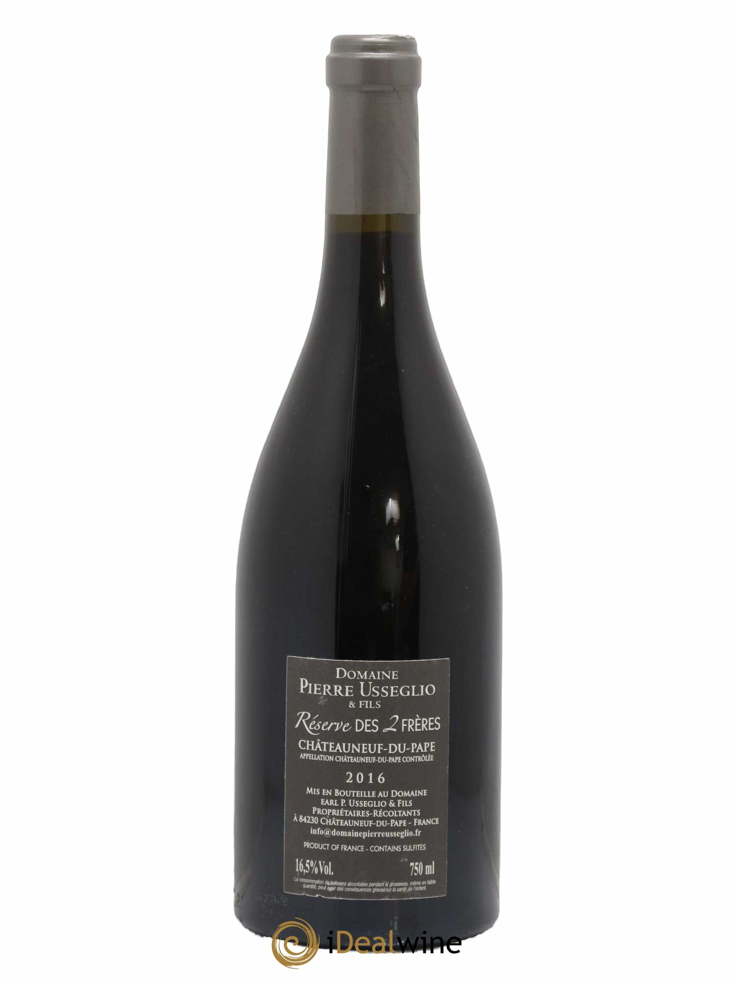 Châteauneuf-du-Pape Réserve des 2 frères Pierre Usseglio & Fils 2016 - Lot de 1 bouteille - 1