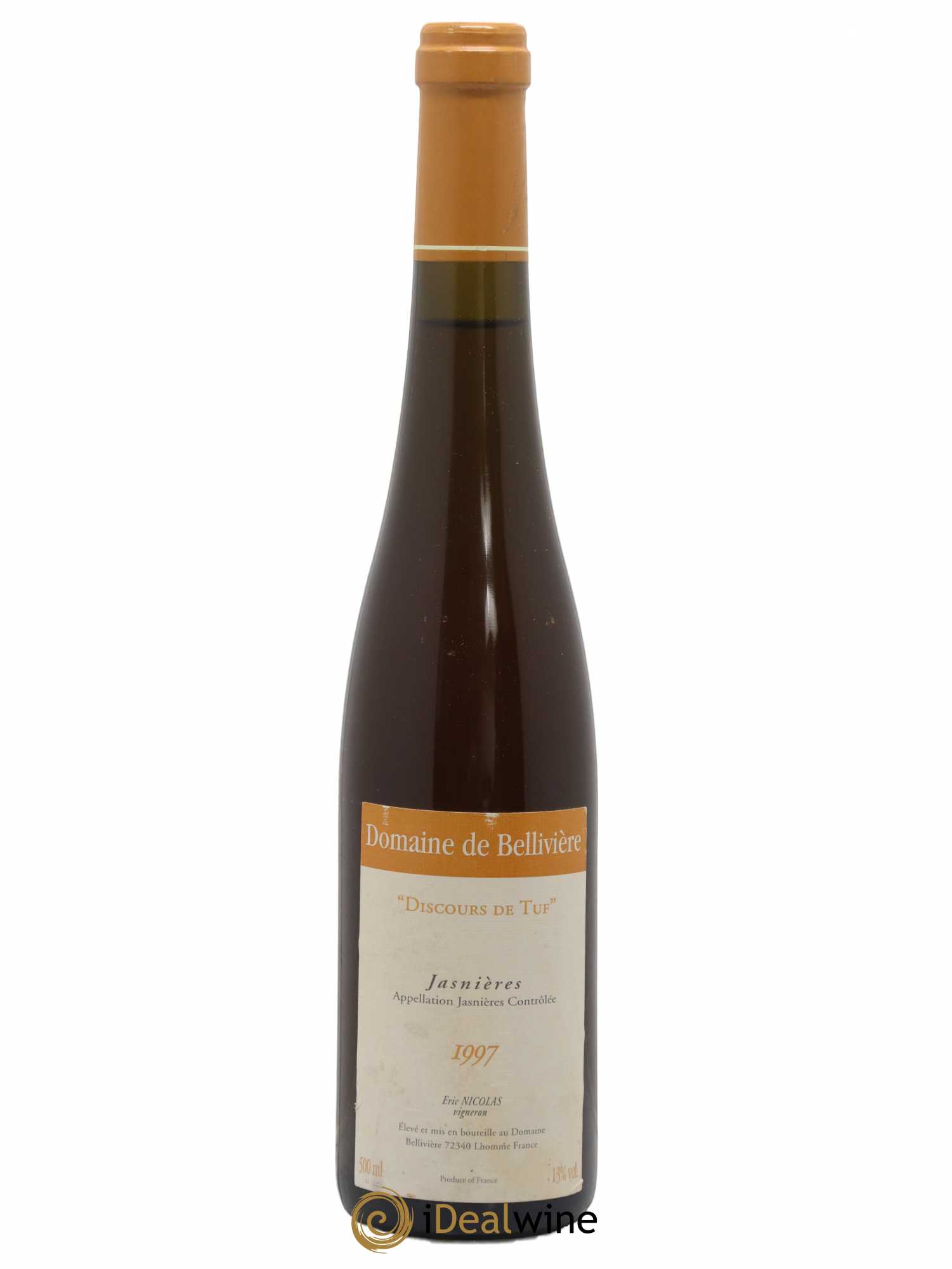 Jasnières Discours de Tuf Domaine de Bellivière 50cl 1997 - Lotto di 1 bottiglia - 0