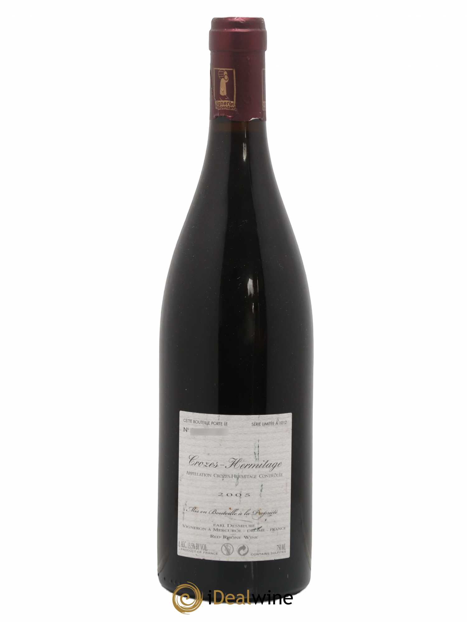 Crozes-Hermitage Autrement Domaine des Remizieres 2005 - Posten von 1 Flasche - 1