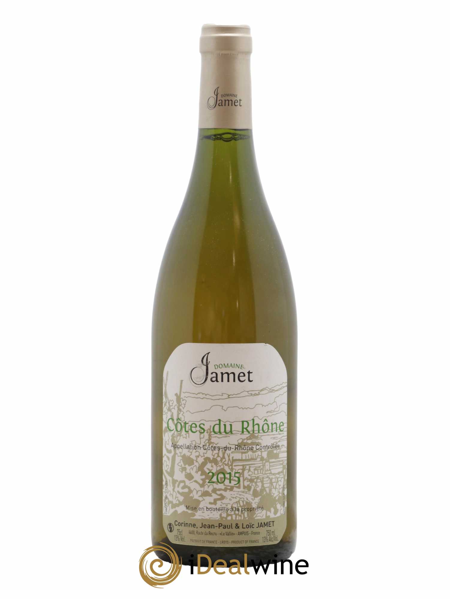 Côtes-du-Rhône Jamet (Domaine) 2015 - Lot de 1 bouteille - 0