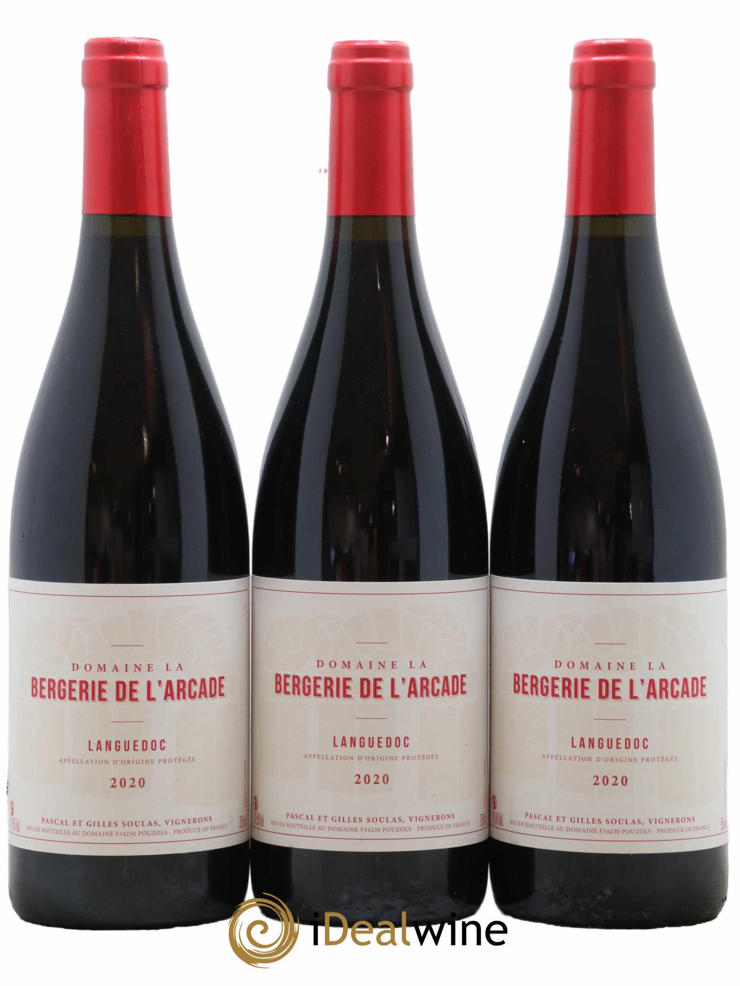 Languedoc La Bergerie de l'Arcade (Domaine) 2020 - Lot de 3 bouteilles - 0