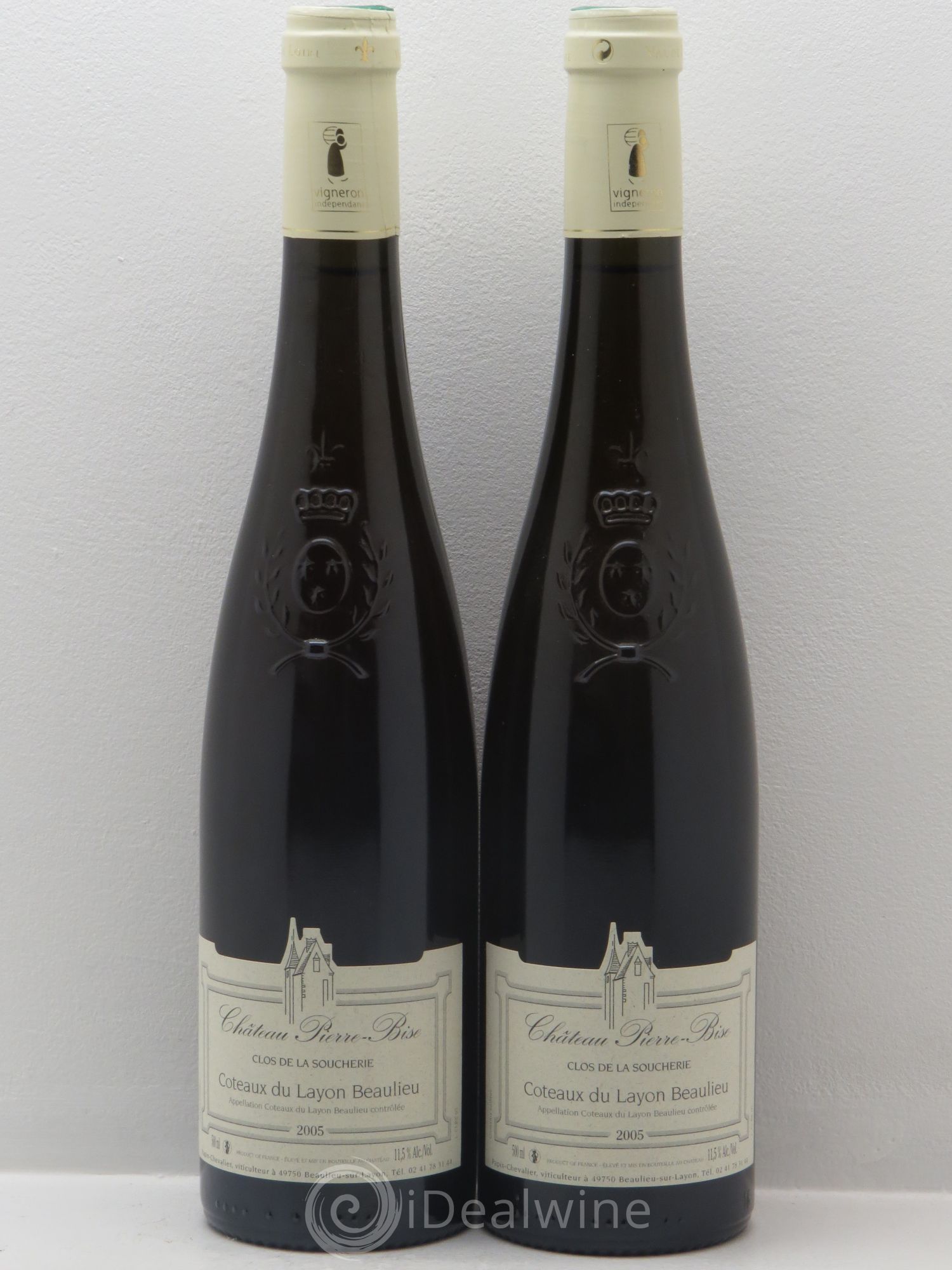 Coteaux du Layon Beaulieu Soucherie (50cl) 2005 - Lotto di 2 bottiglie - 0