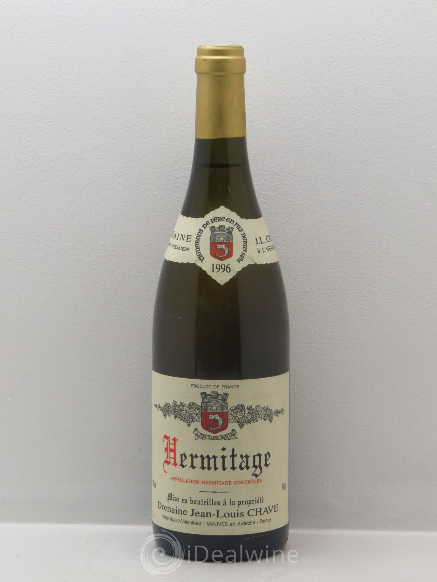 Hermitage Jean-Louis Chave 1996 - Lot de 1 bouteille - 0