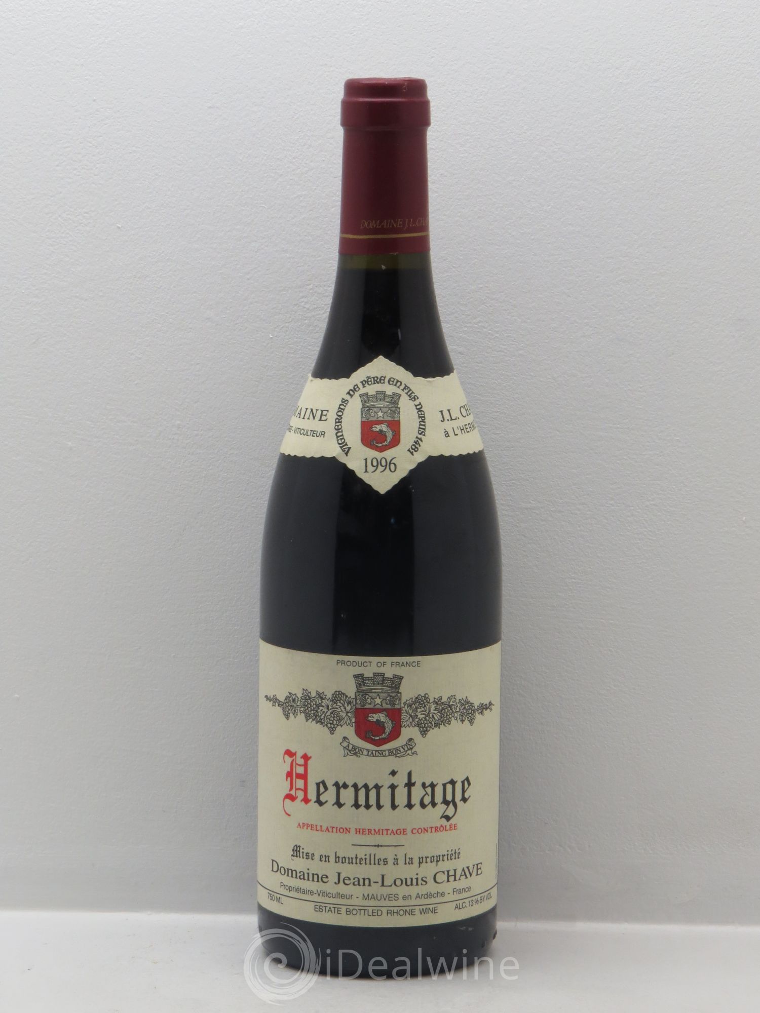 Hermitage Jean-Louis Chave 1996 - Lot de 1 bouteille - 0