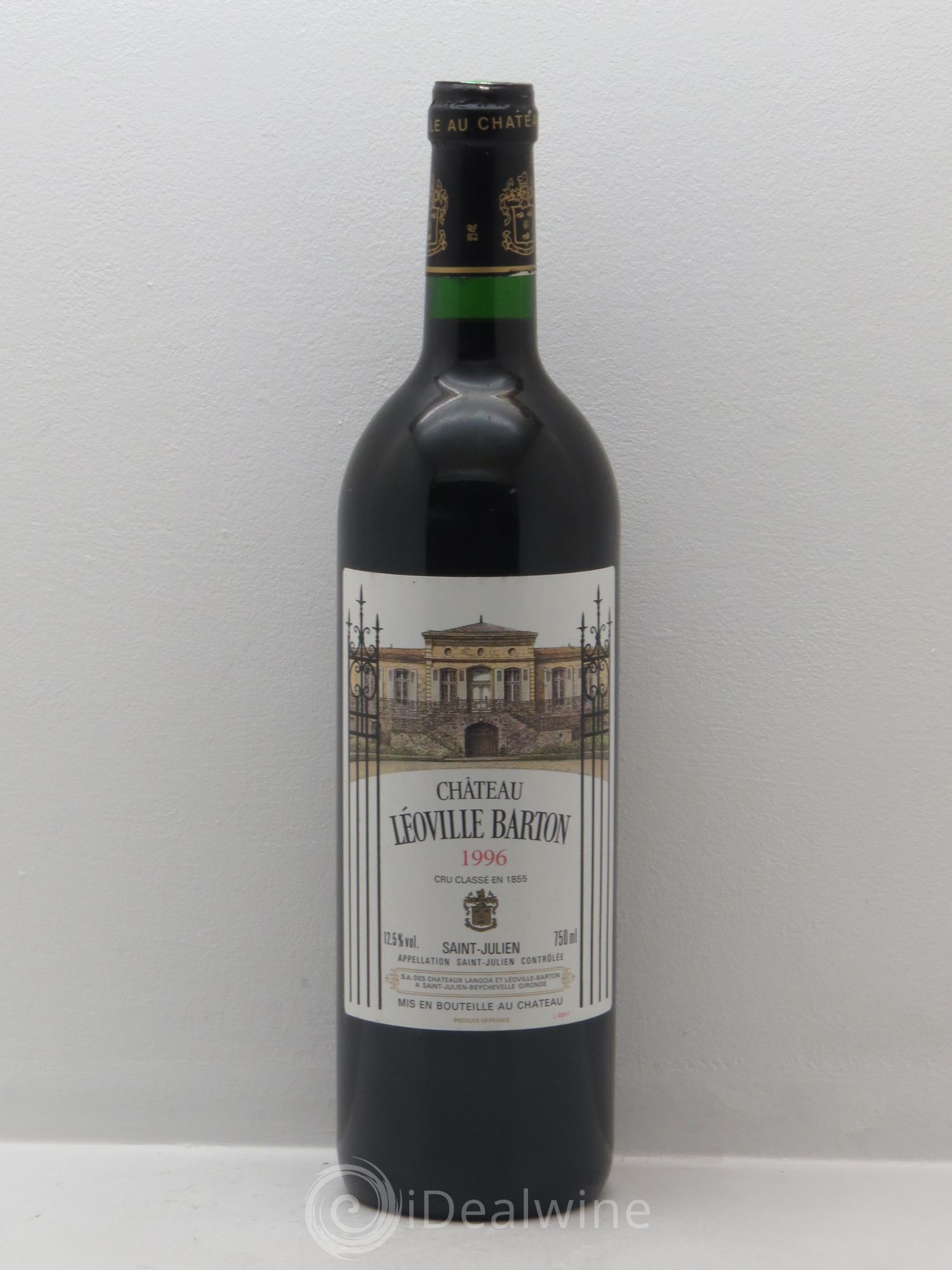 Château Léoville Barton 2ème Grand Cru Classé 1996 - Lot de 1 bouteille - 0