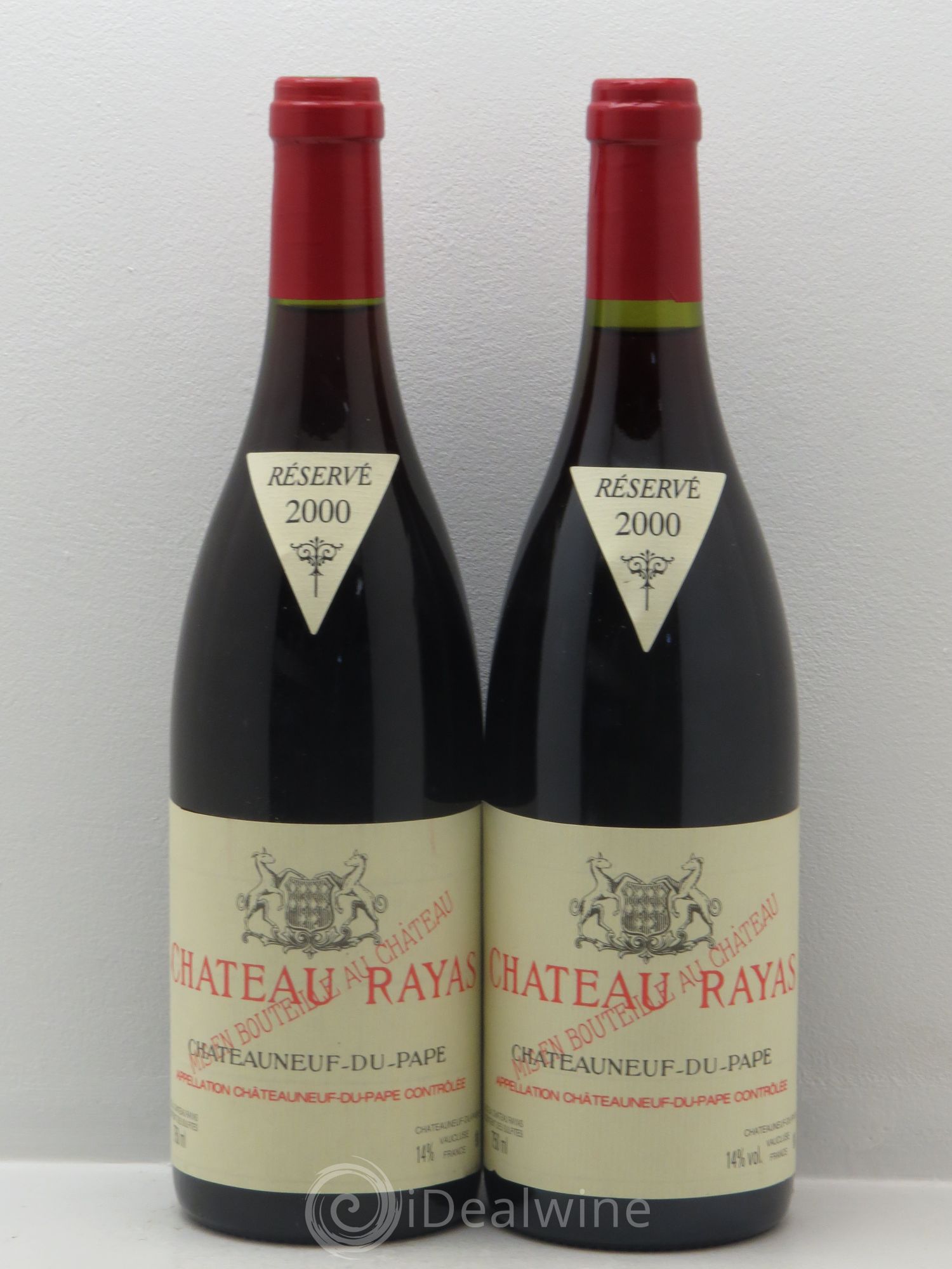 Châteauneuf-du-Pape Château Rayas Emmanuel Reynaud 2000 - Lot de 2 bouteilles - 0