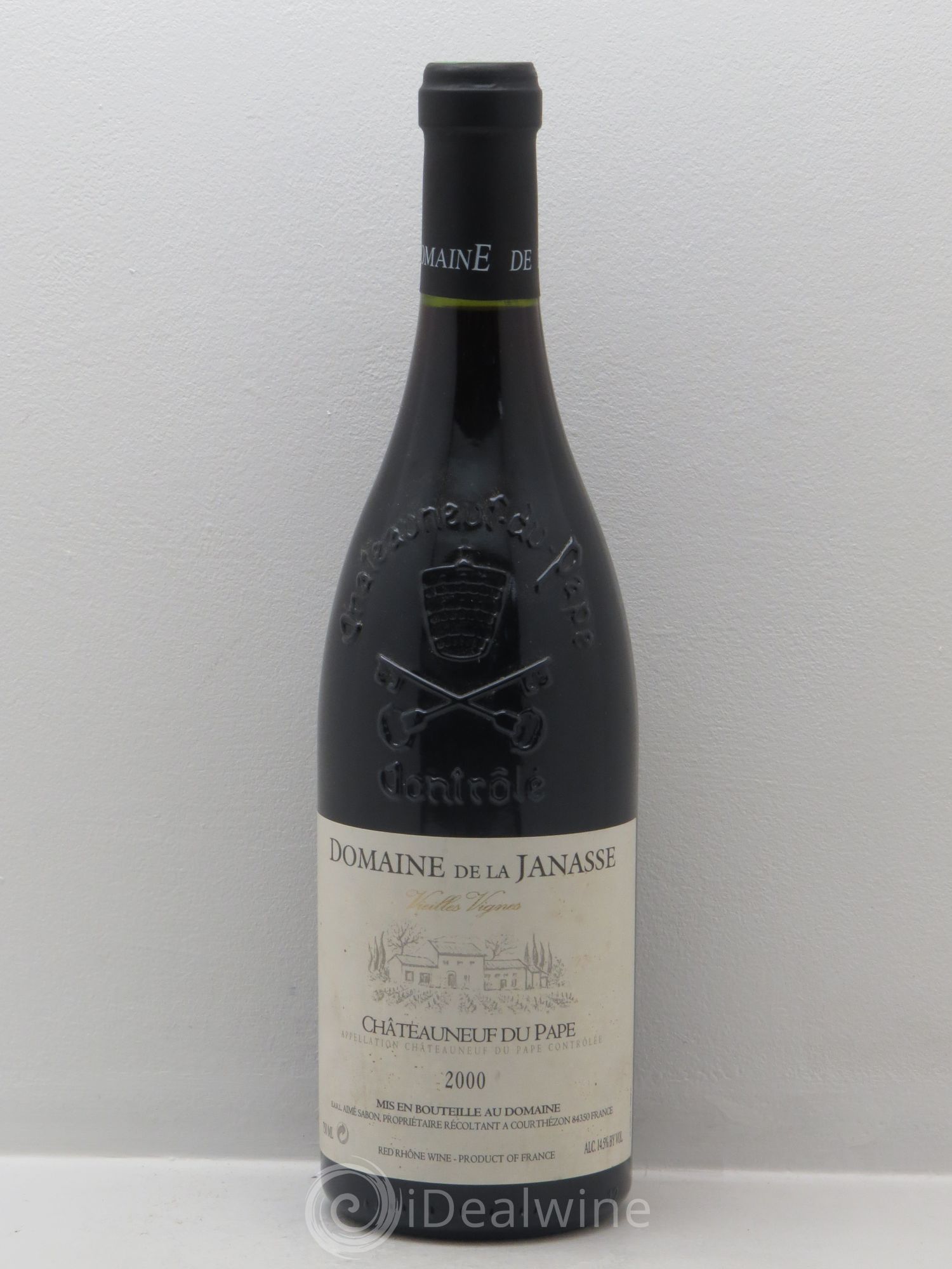 Châteauneuf-du-Pape Cuvée Vieilles Vignes La Janasse (Domaine de) 2000 - Lot de 1 bouteille - 0