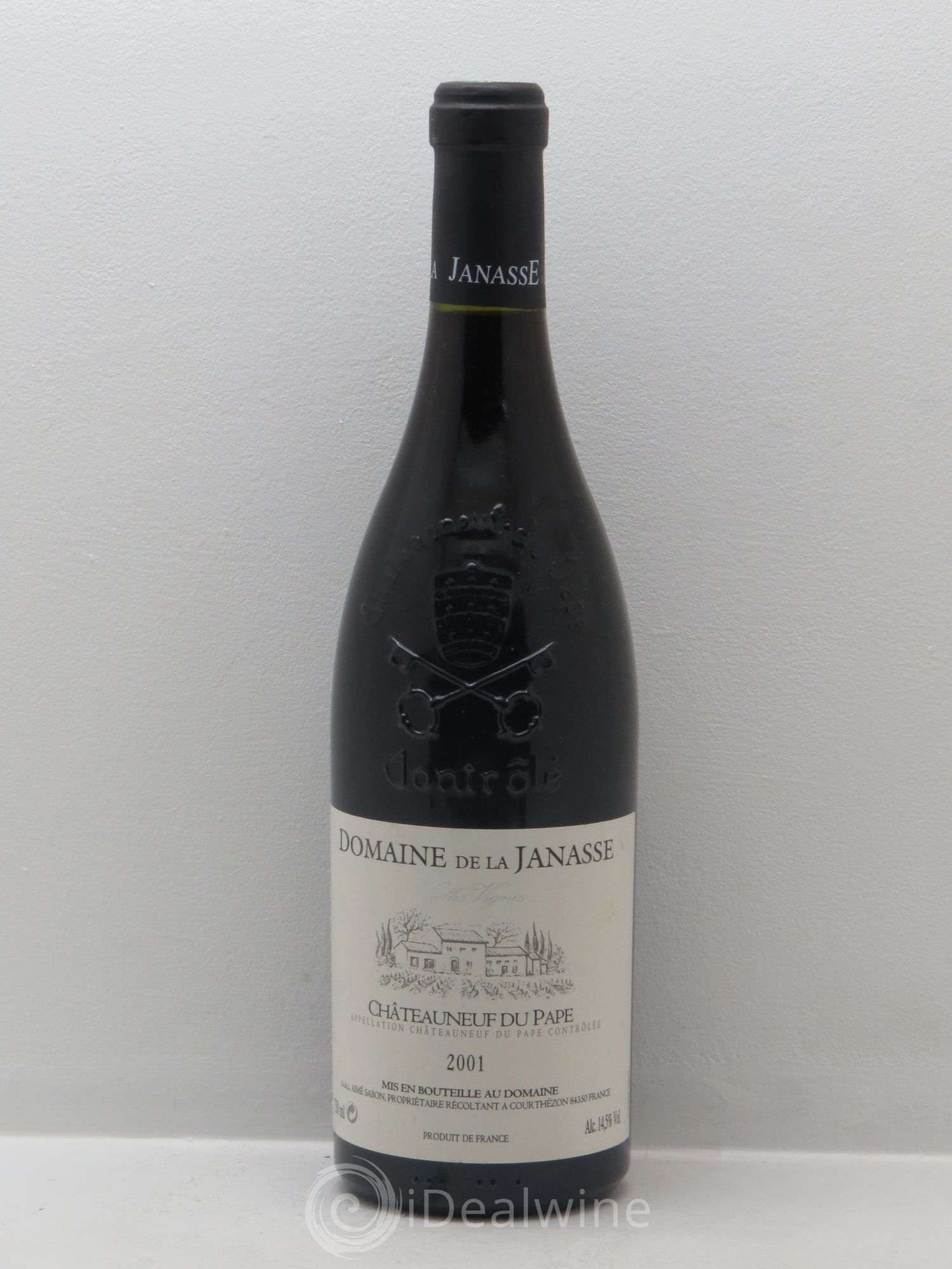 Châteauneuf-du-Pape Cuvée Vieilles Vignes La Janasse (Domaine de) 2001 - Lot de 1 bouteille - 0