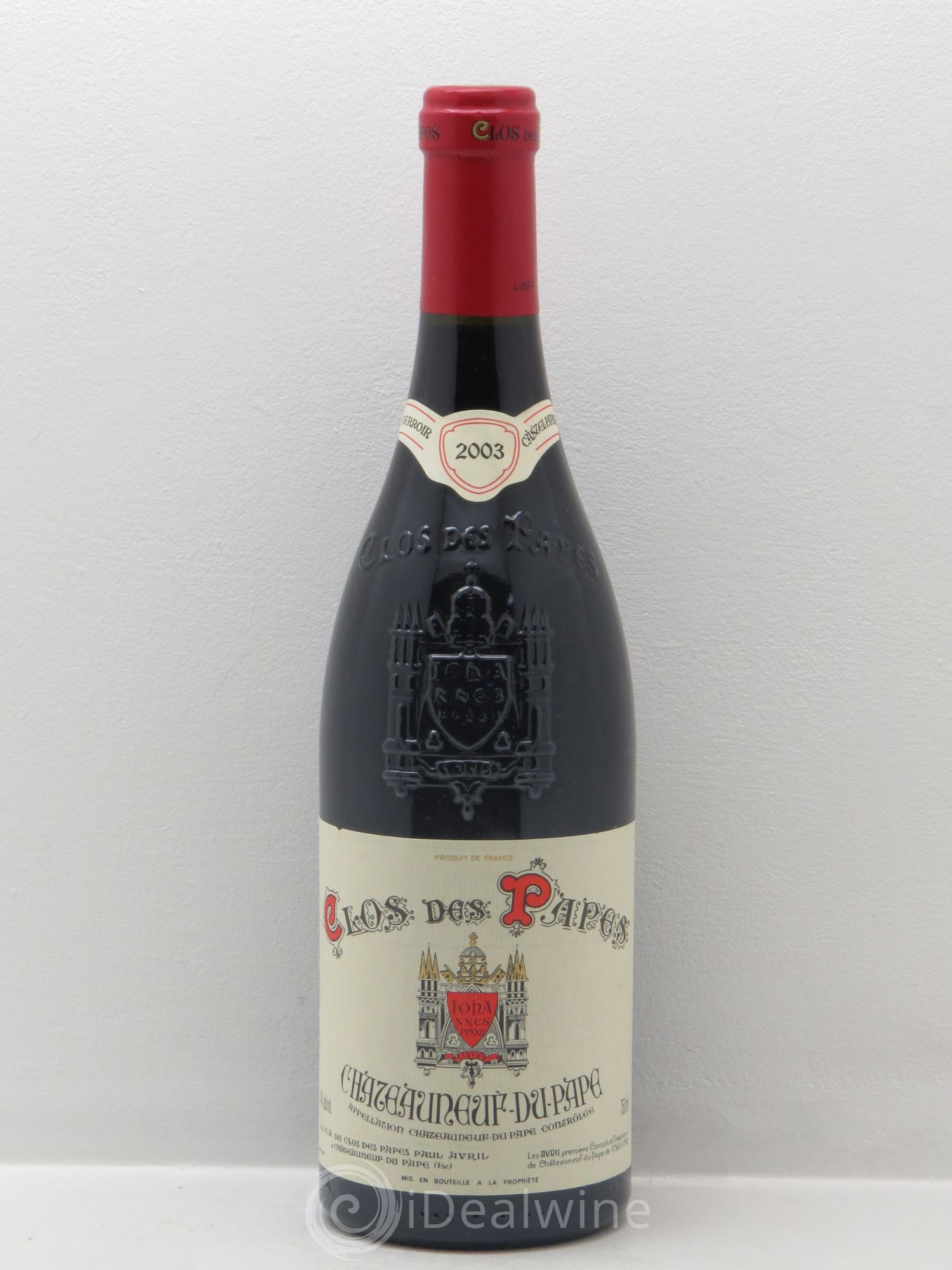 Châteauneuf-du-Pape Clos des Papes - Paul Avril 2003 - Lot de 1 bouteille - 0
