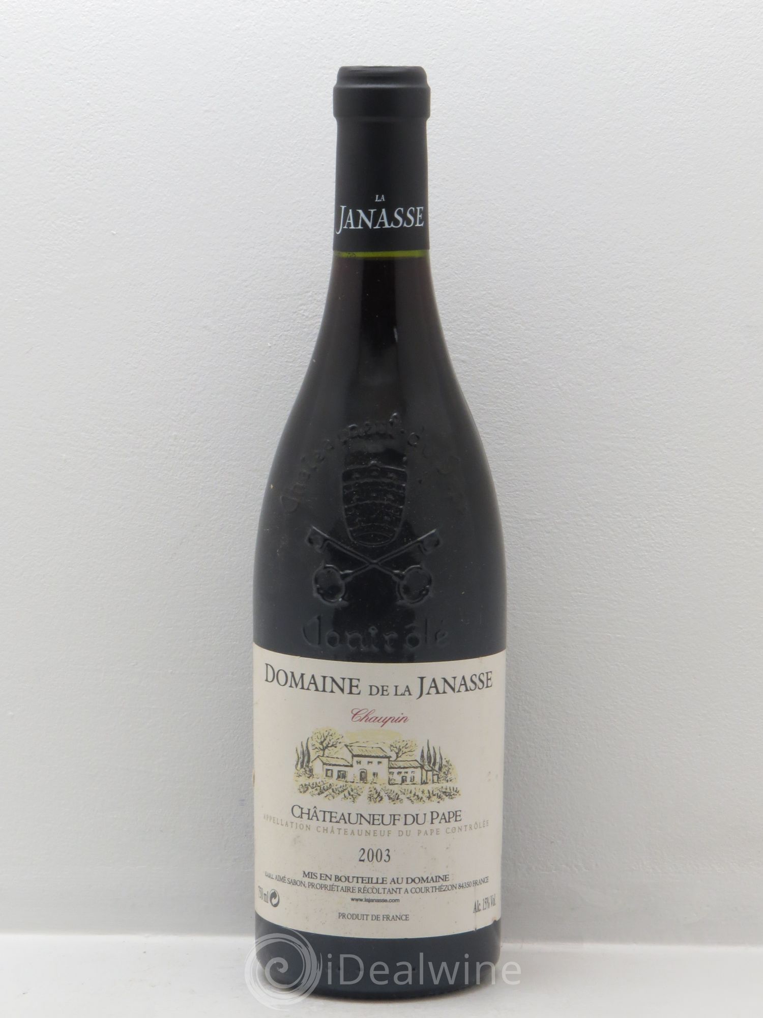 Châteauneuf-du-Pape Cuvée Chaupin La Janasse (Domaine de) 2003 - Lot de 1 bouteille - 0