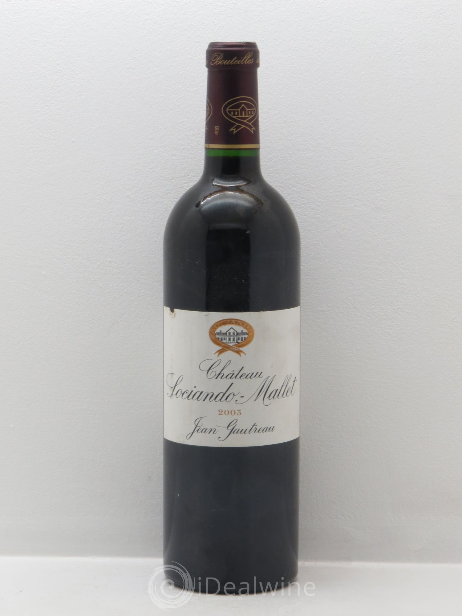 Château Sociando Mallet 2003 - Lot de 1 bouteille - 0