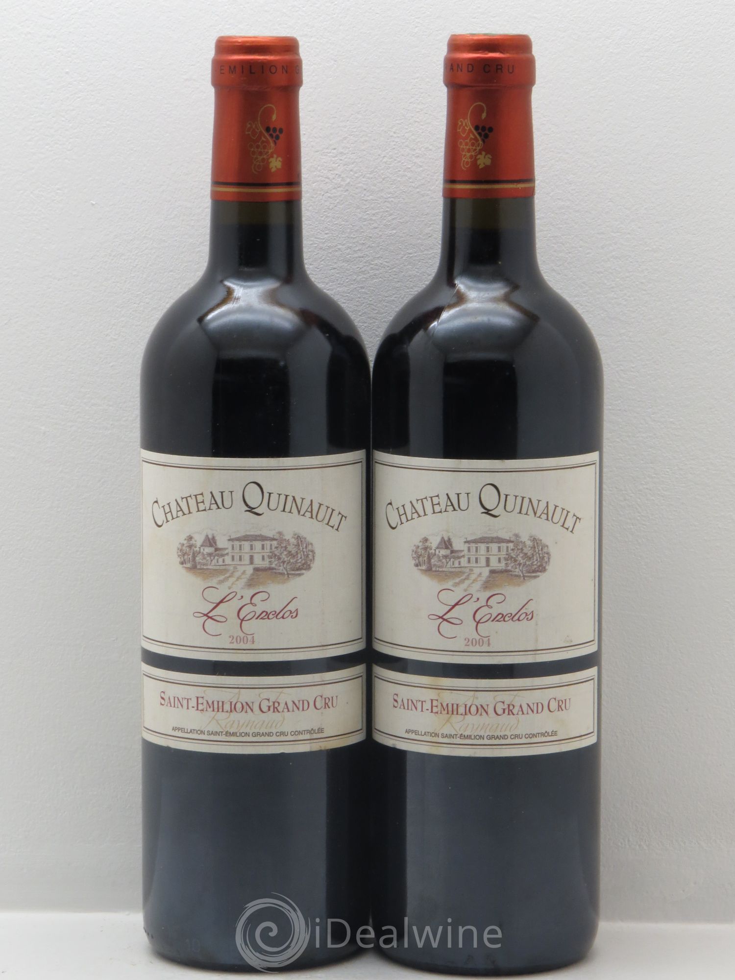 Château Quinault L'Enclos 2004 - Lot de 2 bouteilles - 0