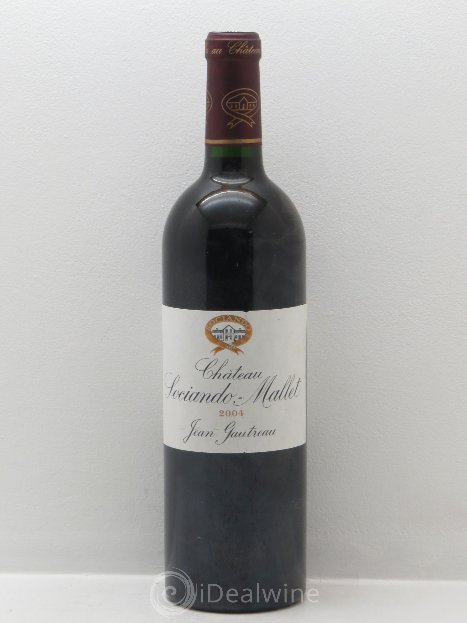 Château Sociando Mallet 2004 - Lot de 1 bouteille - 0
