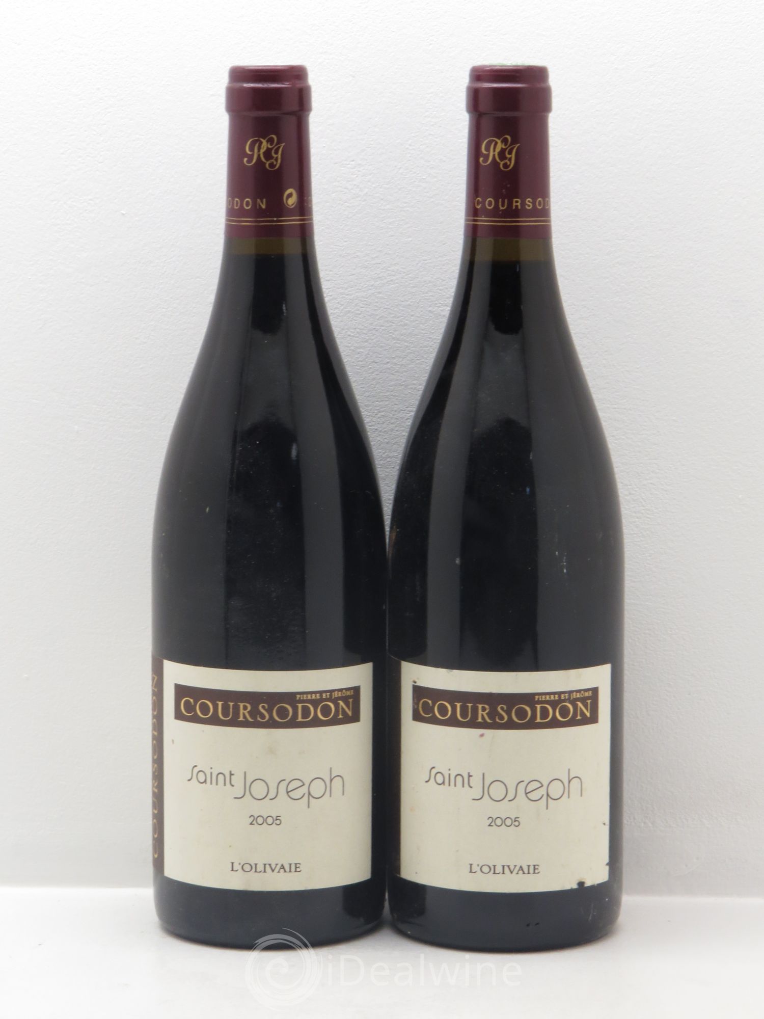 Saint-Joseph L'Olivaie Pierre et Jérôme Coursodon 2005 - Lot de 2 bouteilles - 0