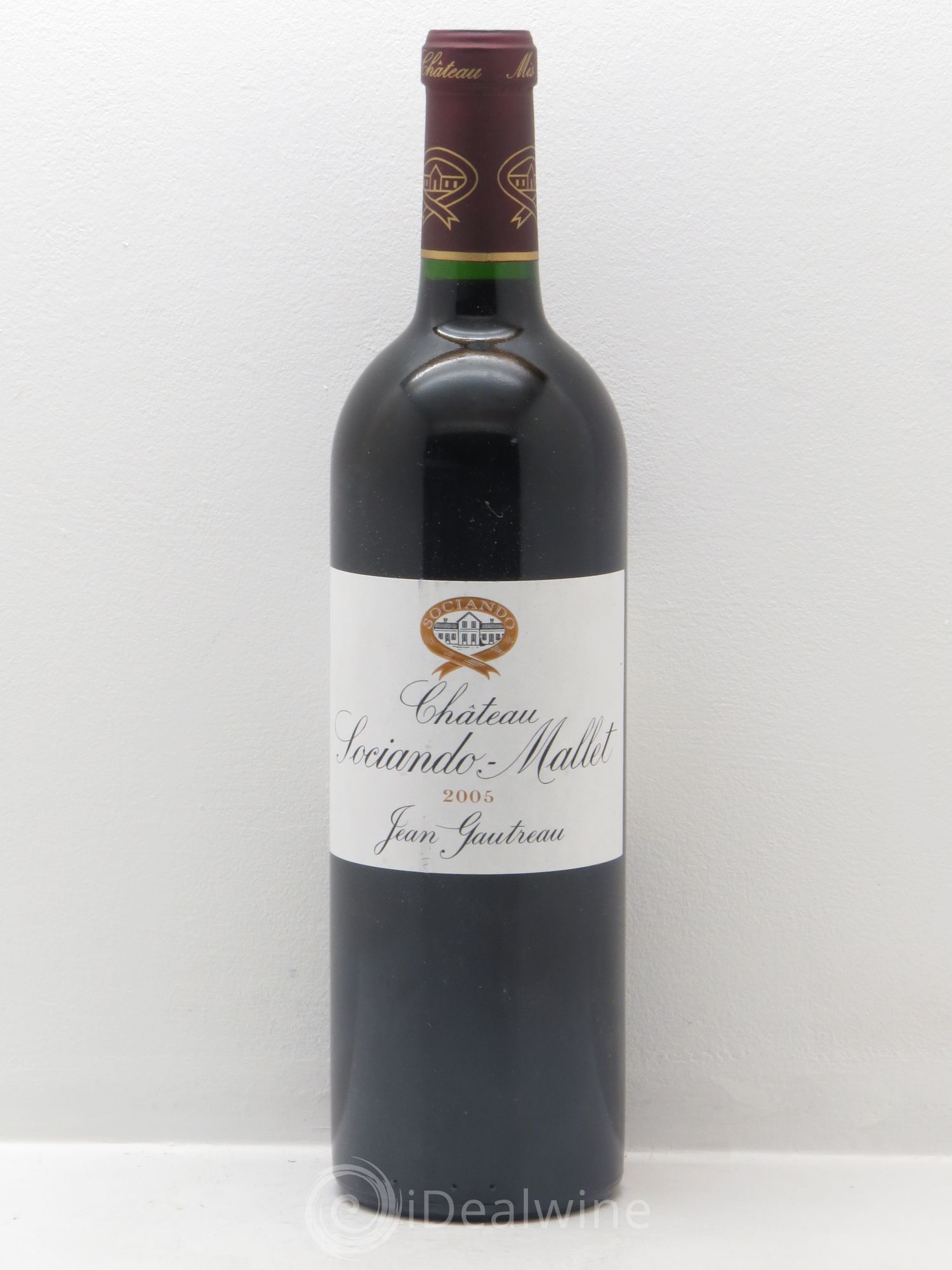 Château Sociando Mallet 2005 - Lot de 1 bouteille - 0