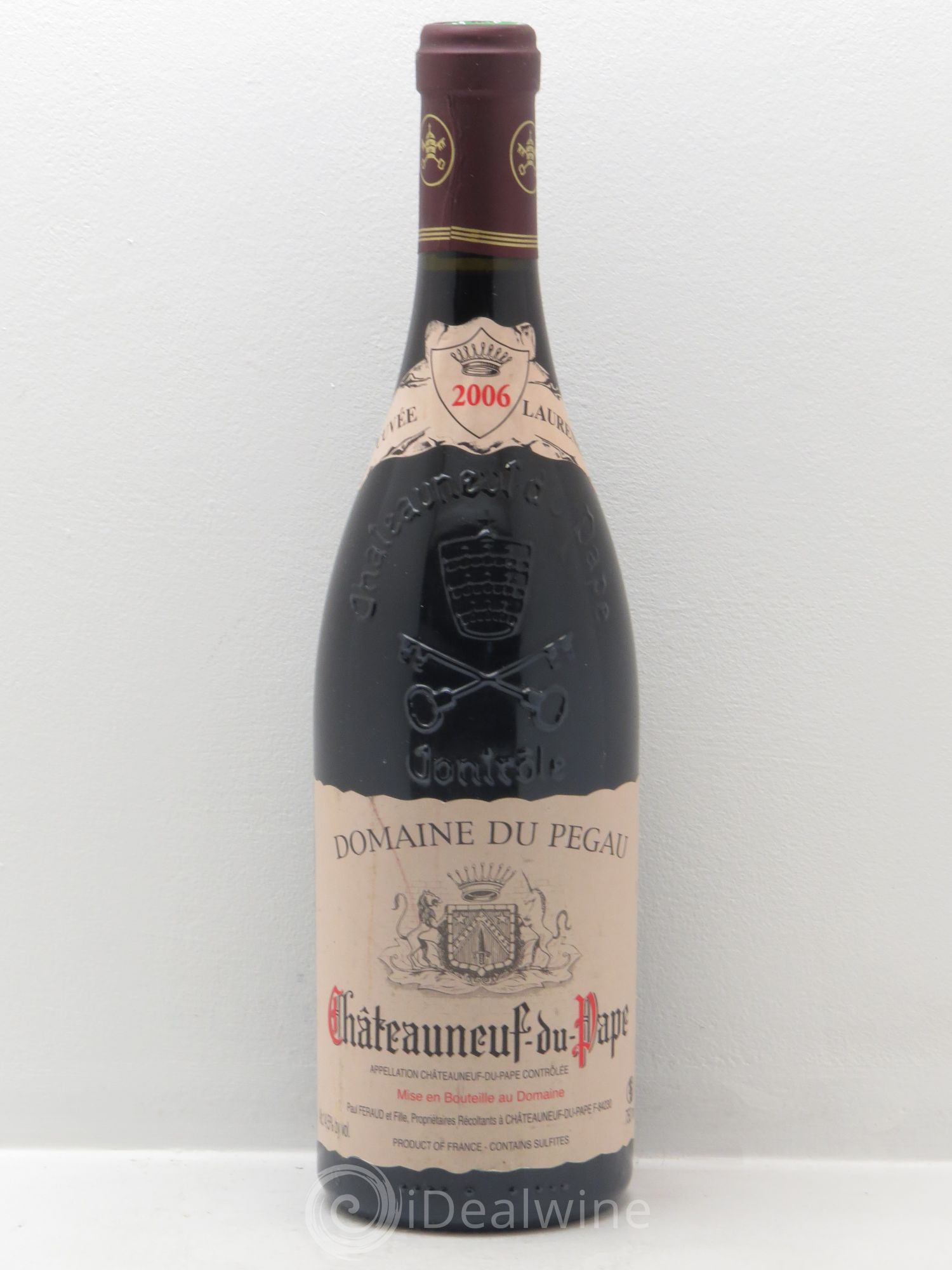 Châteauneuf-du-Pape Domaine du Pégau Cuvée Laurence Paul et Laurence Féraud 2006 - Lot de 1 bouteille - 0