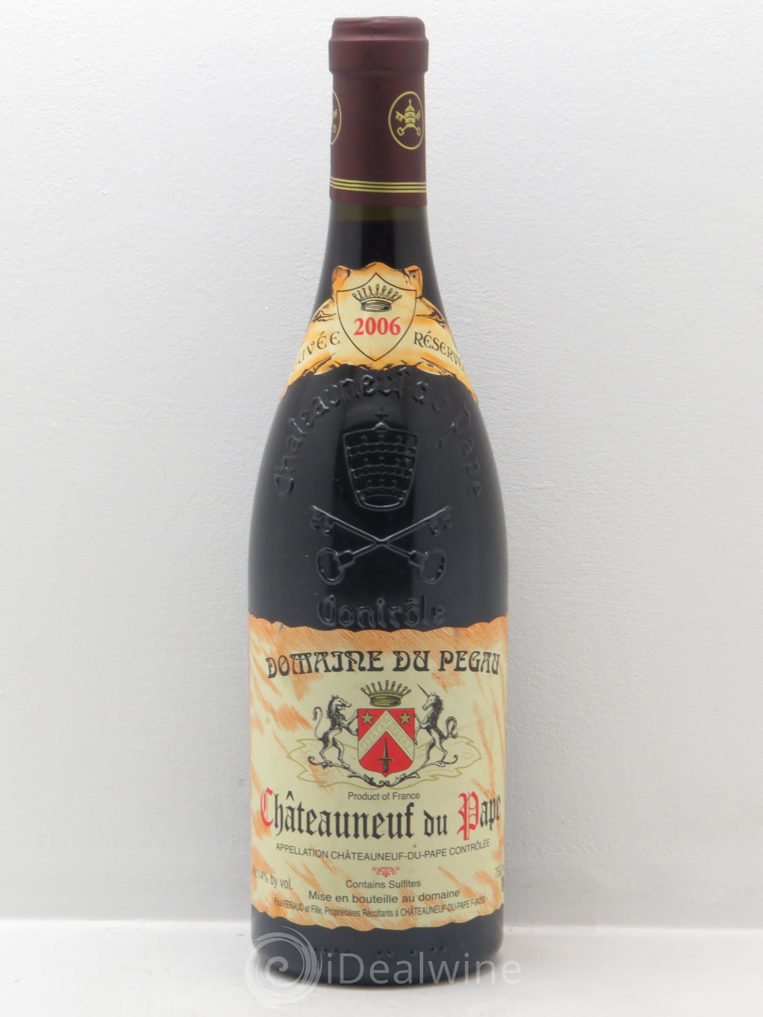 Châteauneuf-du-Pape Domaine du Pégau Cuvée Réservée Paul et Laurence Féraud 2006 - Lot de 1 bouteille - 0