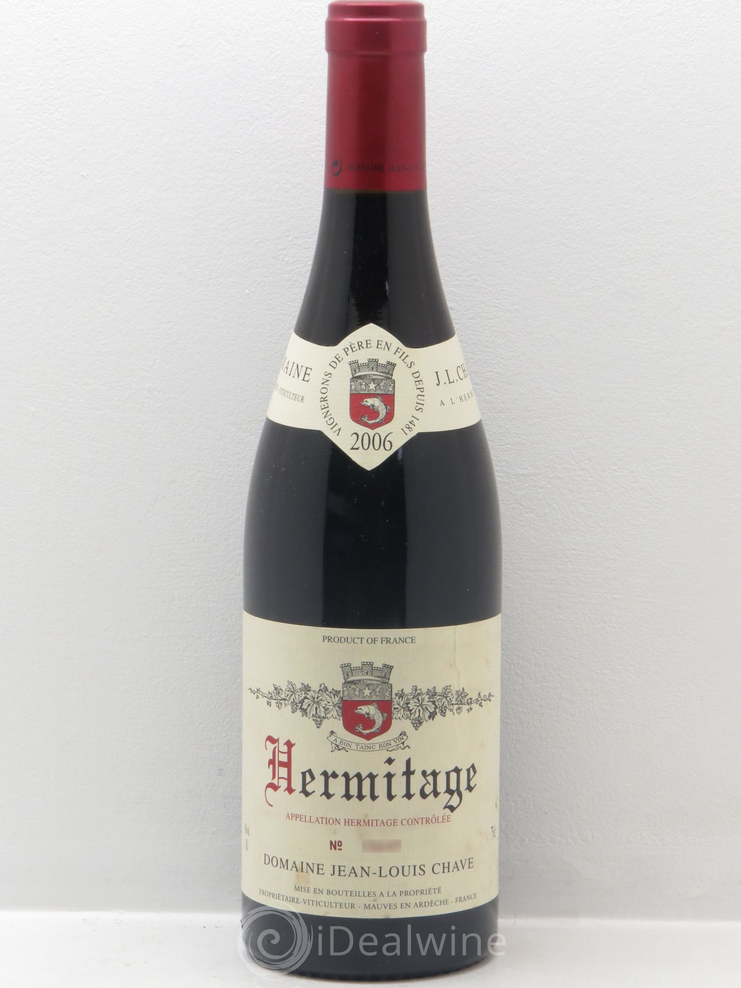 Hermitage Jean-Louis Chave 2006 - Lot de 1 bouteille - 0
