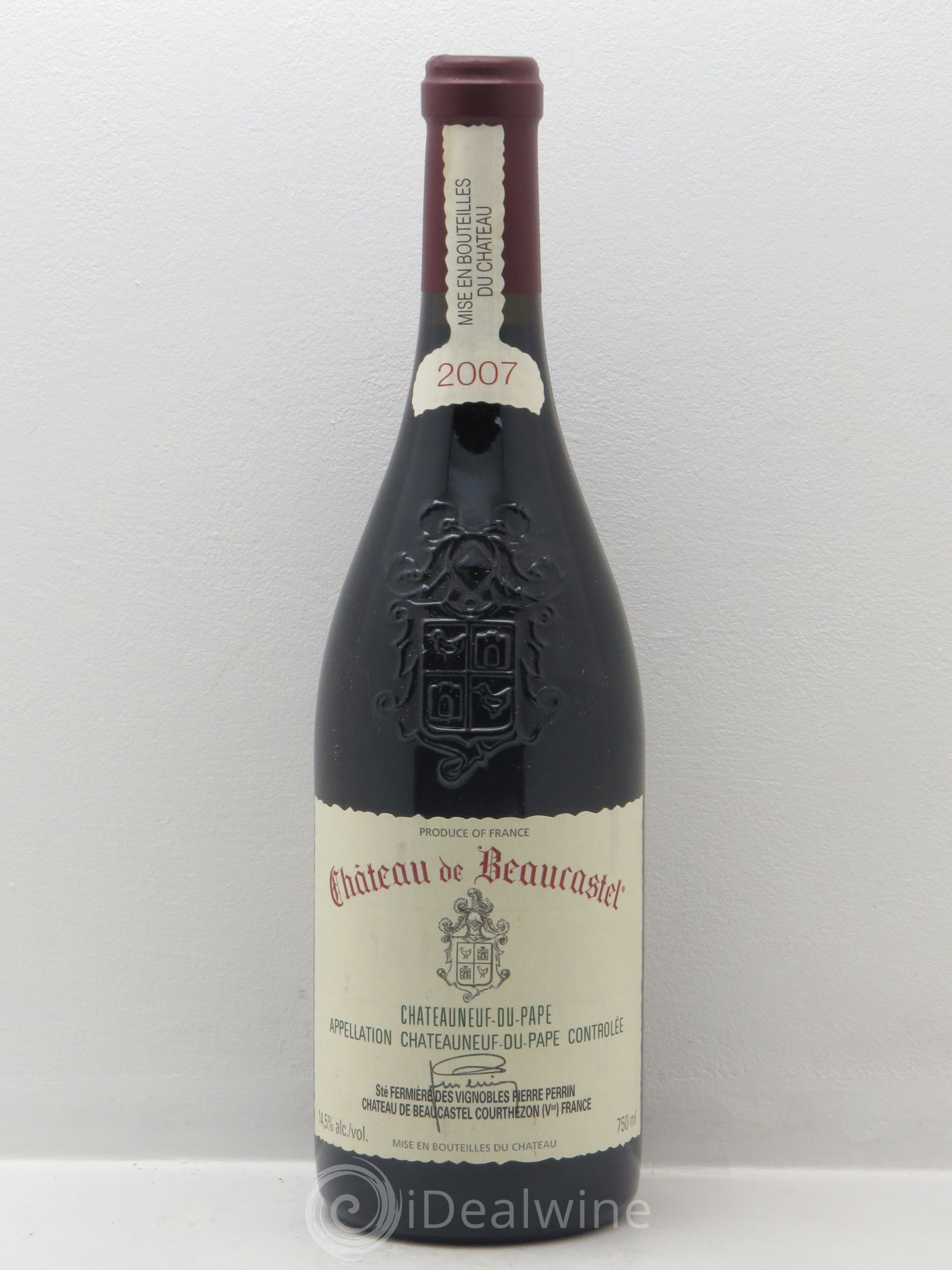 Châteauneuf-du-Pape Château de Beaucastel Famille Perrin 2007 - Lot de 1 bouteille - 0