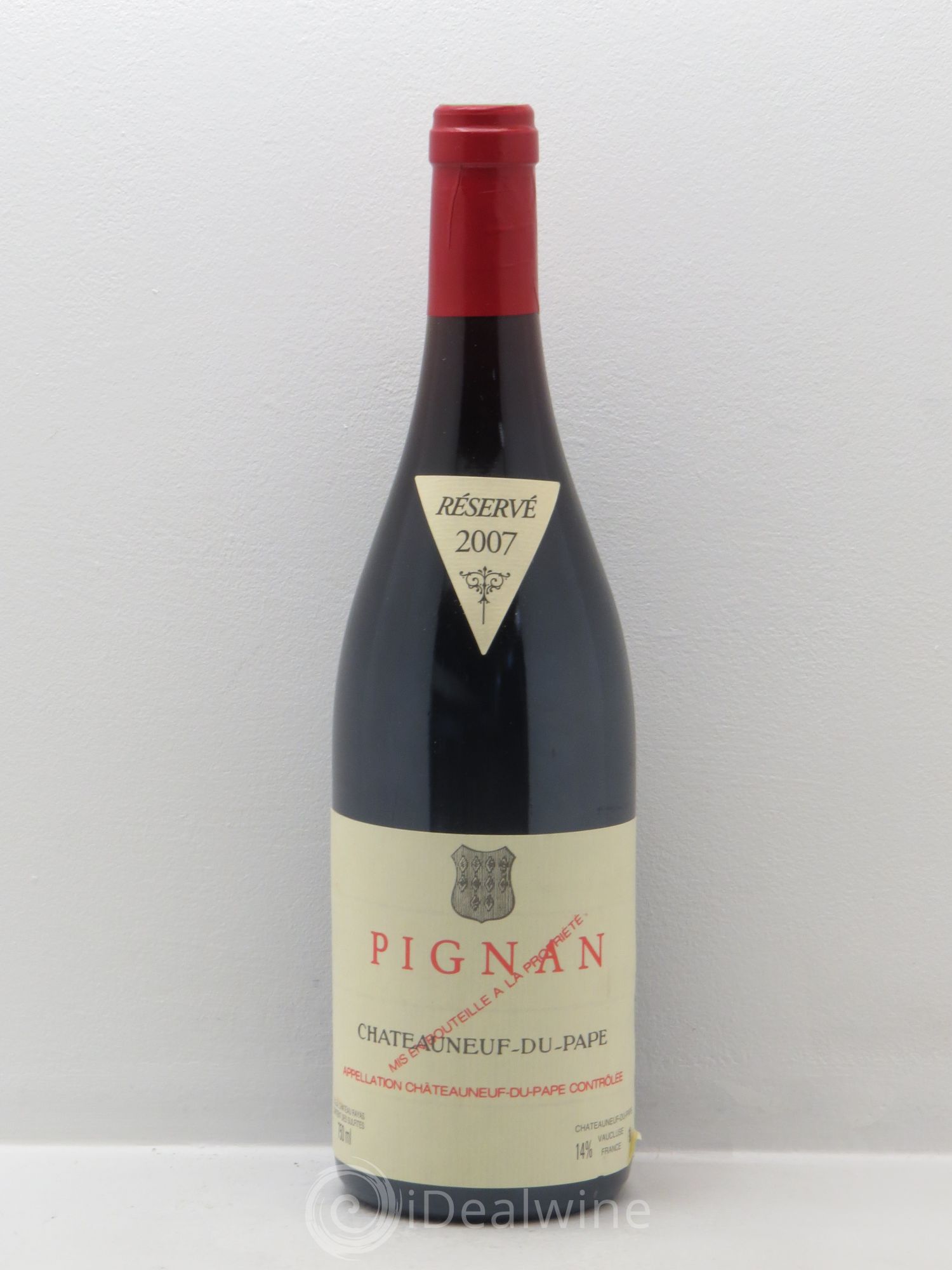 Châteauneuf-du-Pape Pignan Emmanuel Reynaud 2007 - Lot de 1 bouteille - 0