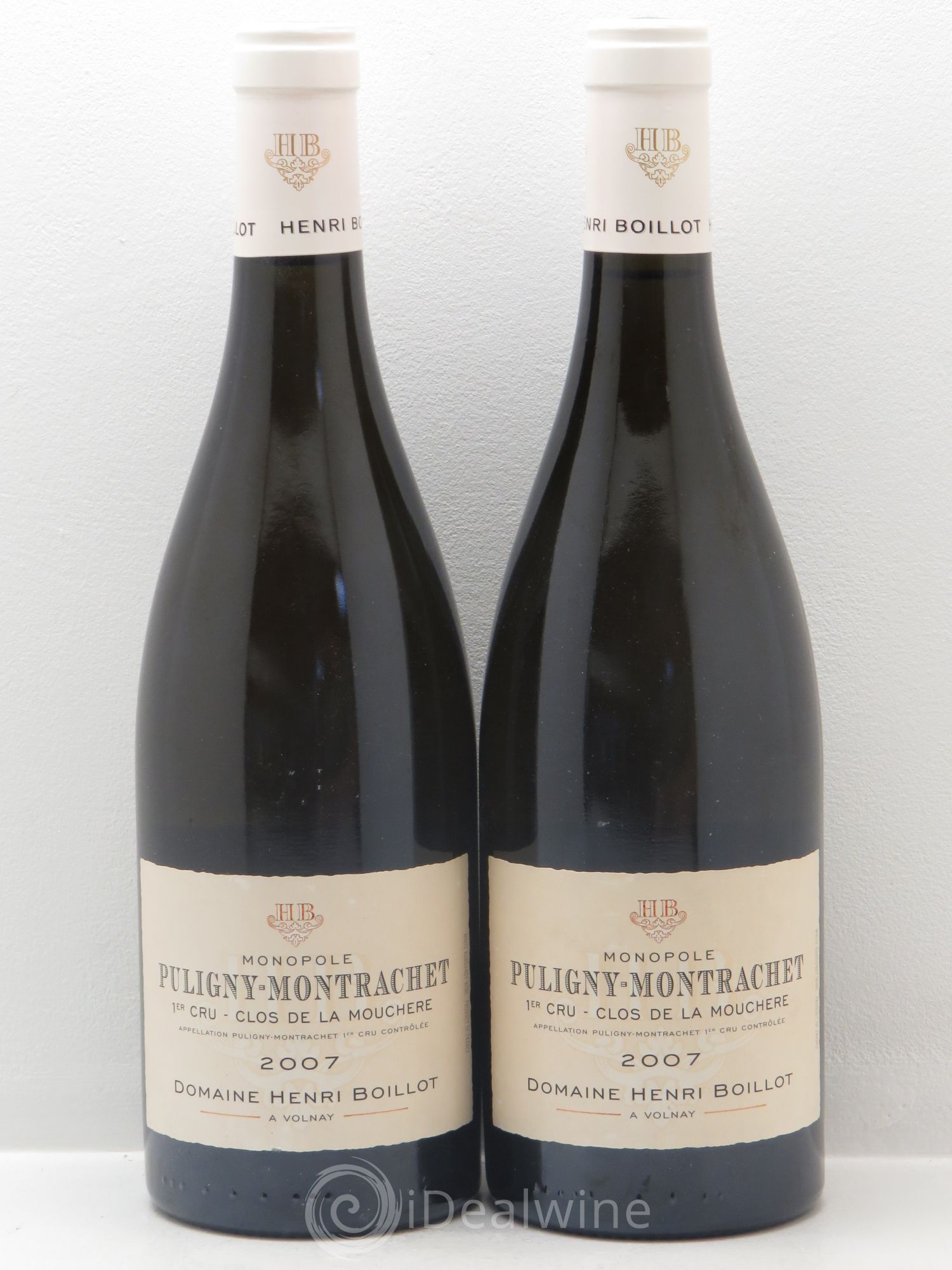 Puligny-Montrachet 1er Cru Clos de la Mouchère Henri Boillot (Domaine) 2007 - Lot de 2 bouteilles - 0