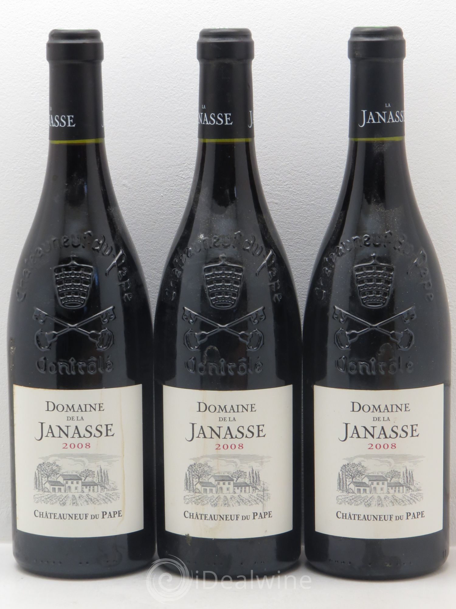 Châteauneuf-du-Pape La Janasse (Domaine de) 2008 - Lot de 3 bouteilles - 0