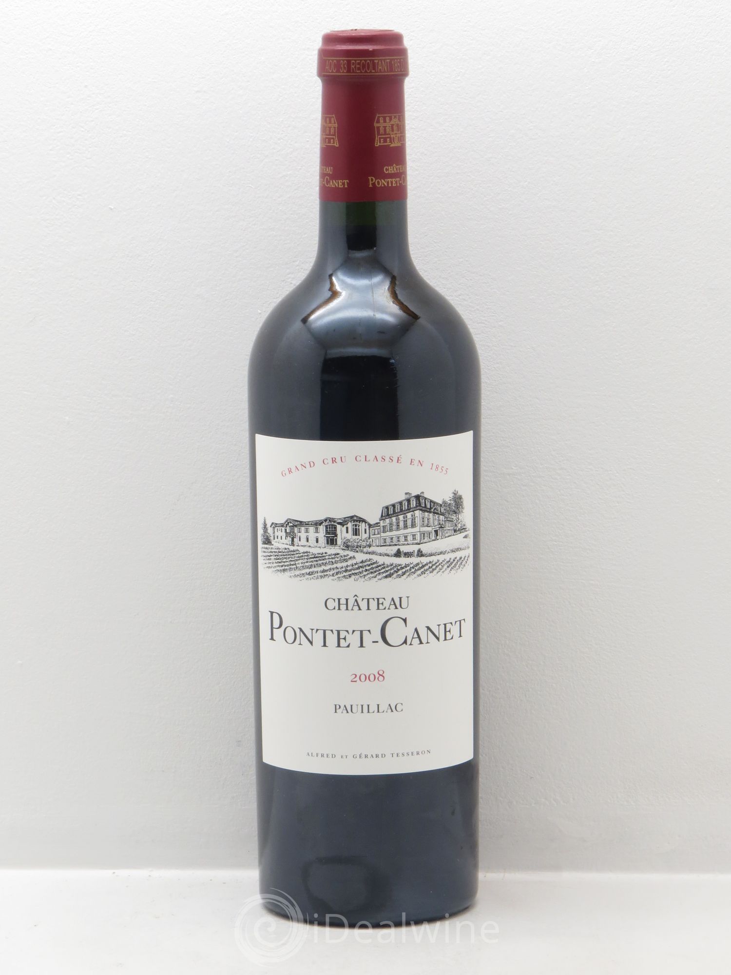 Château Pontet Canet 5ème Grand Cru Classé 2008 - Lot de 1 bouteille - 0