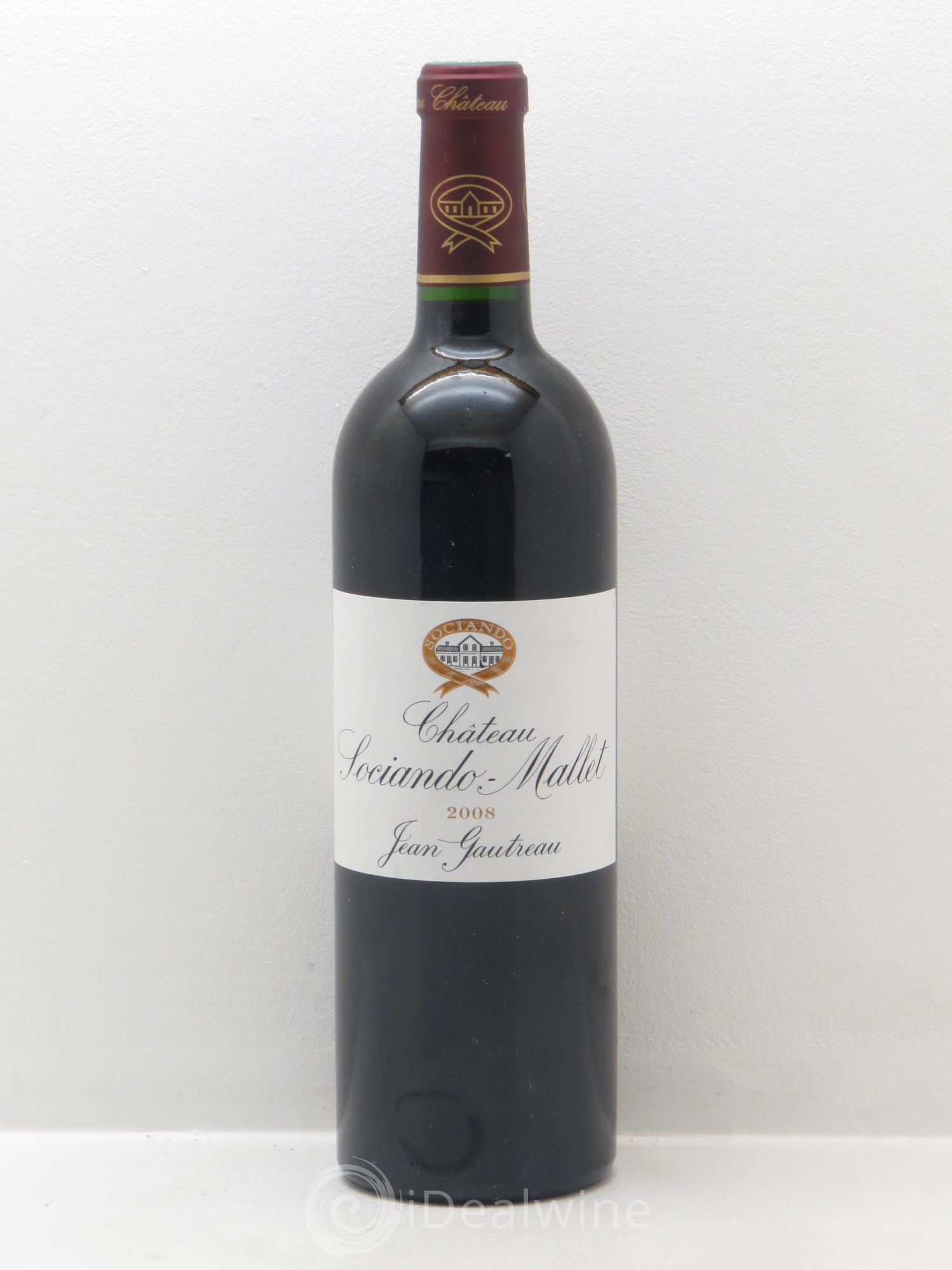Château Sociando Mallet 2008 - Lot de 1 bouteille - 0