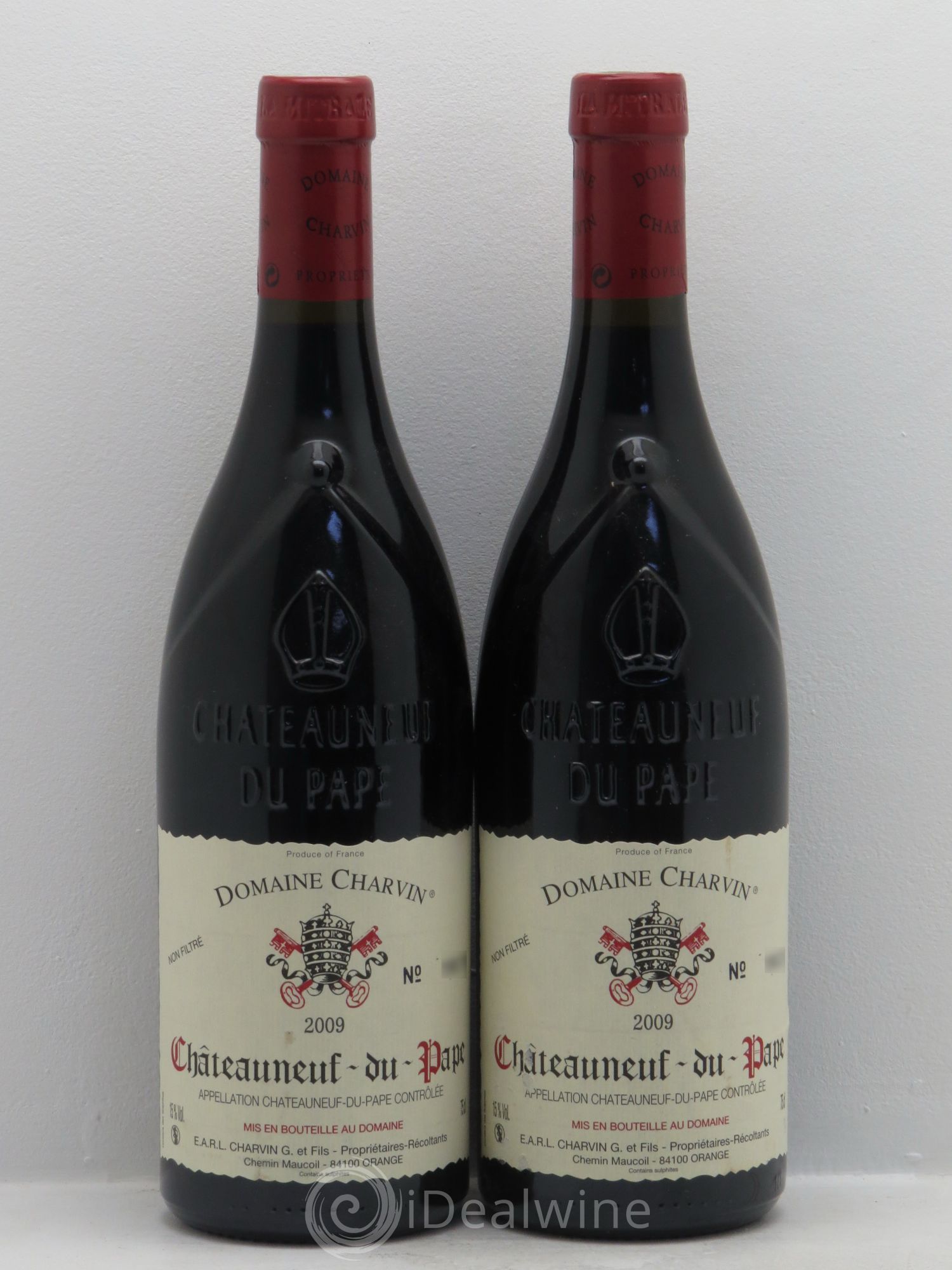 Châteauneuf-du-Pape Charvin (Domaine) 2009 - Lot de 2 bouteilles - 0