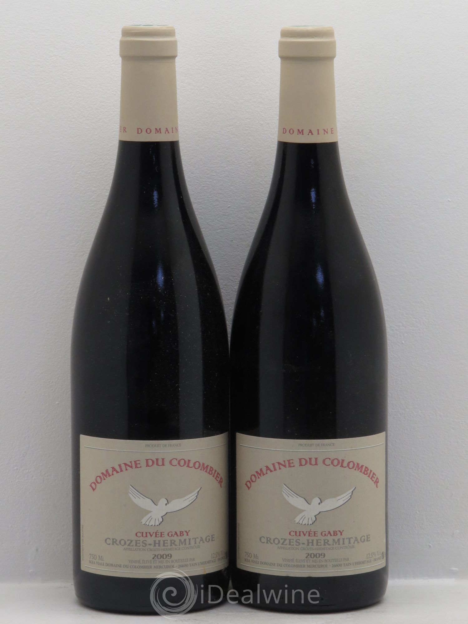 Crozes-Hermitage Cuvée Gaby Colombier (Domaine du) 2009 - Lot de 2 bouteilles - 0