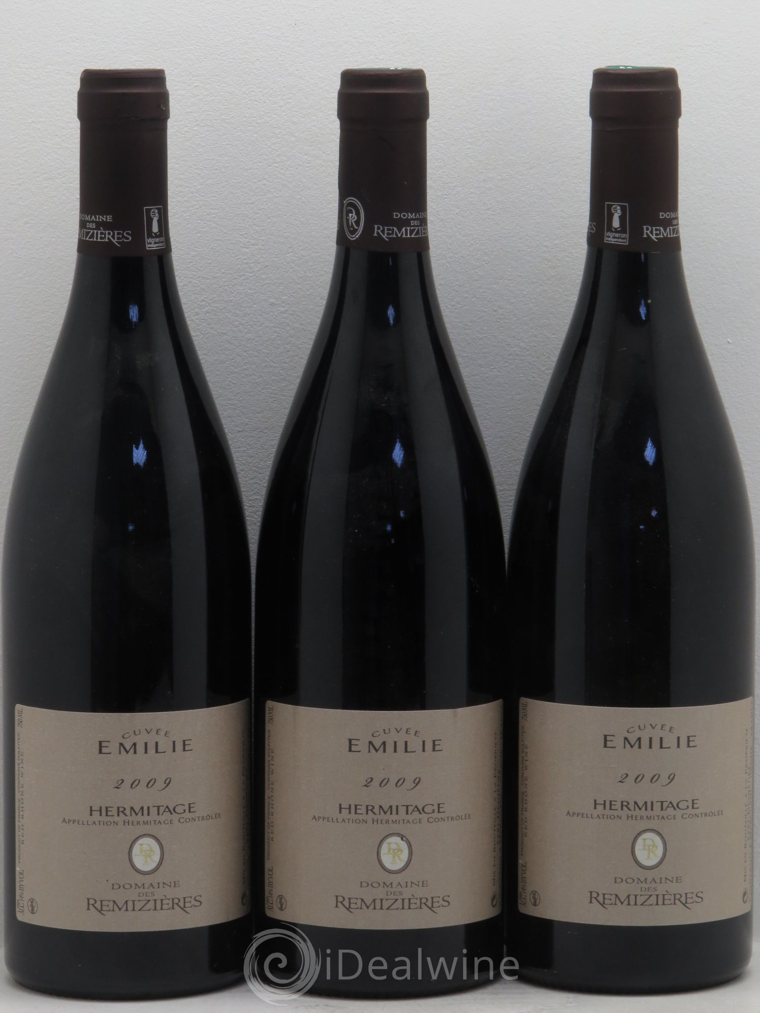 Hermitage Cuvée Emilie Rémizières (Domaine des) 2009 - Lot de 3 bouteilles - 0