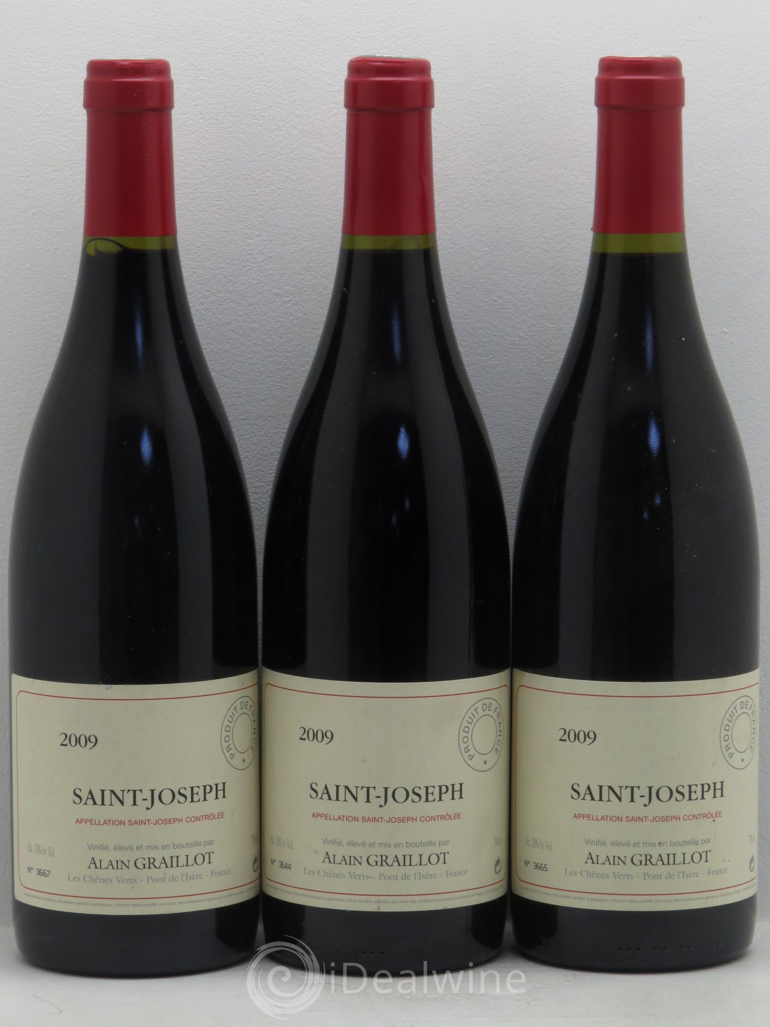 Saint-Joseph Domaine Graillot 2009 - Lot de 3 bouteilles - 0