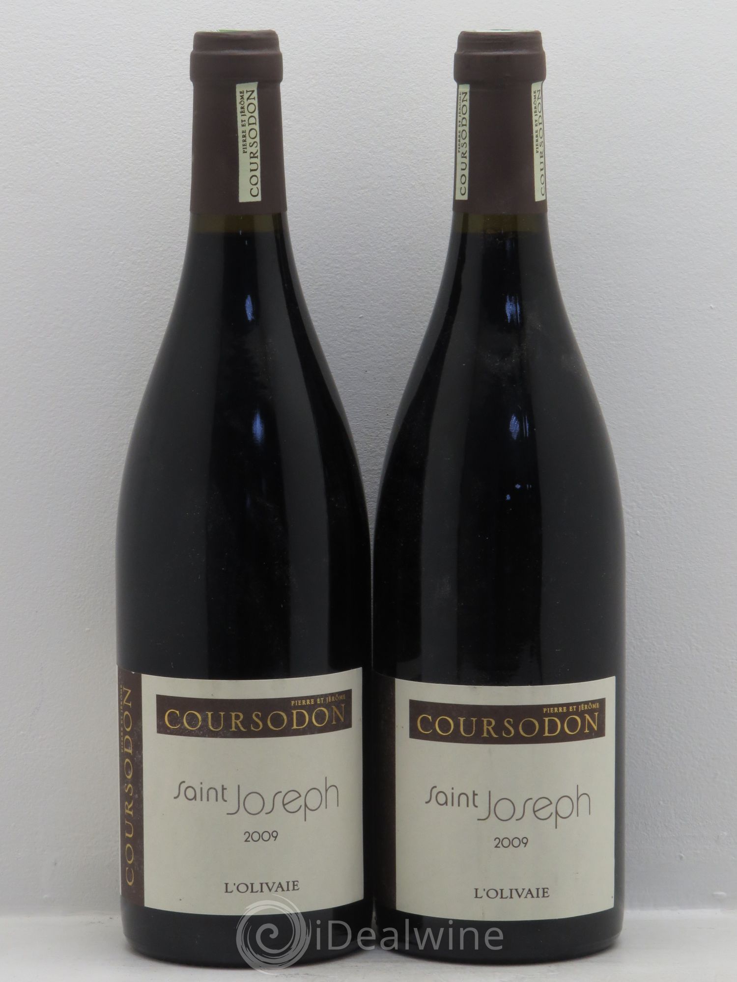 Saint-Joseph L'Olivaie Pierre et Jérôme Coursodon 2009 - Lot de 2 bouteilles - 0