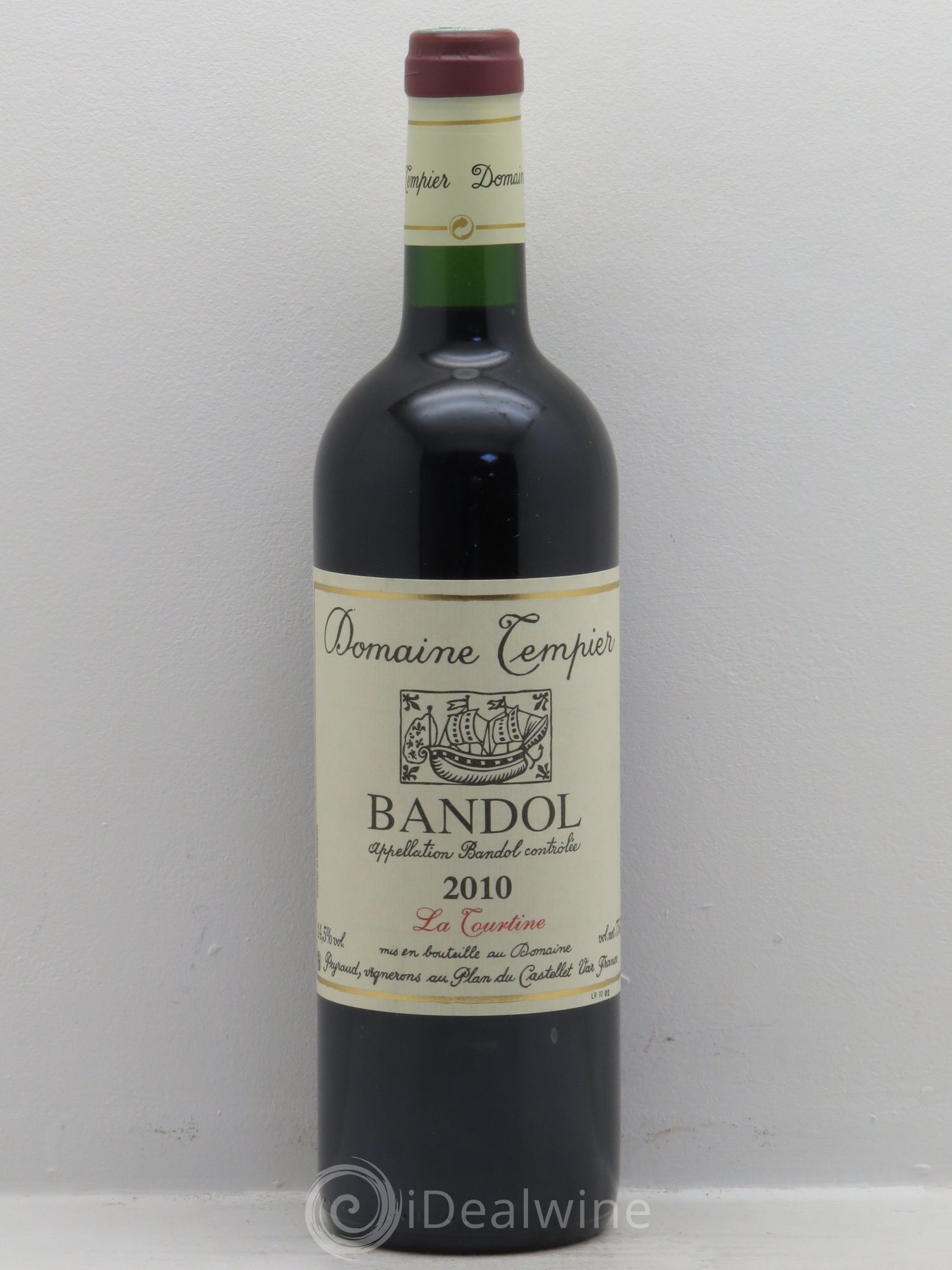 Bandol Domaine Tempier La Tourtine Famille Peyraud 2010 - Lot de 1 bouteille - 0