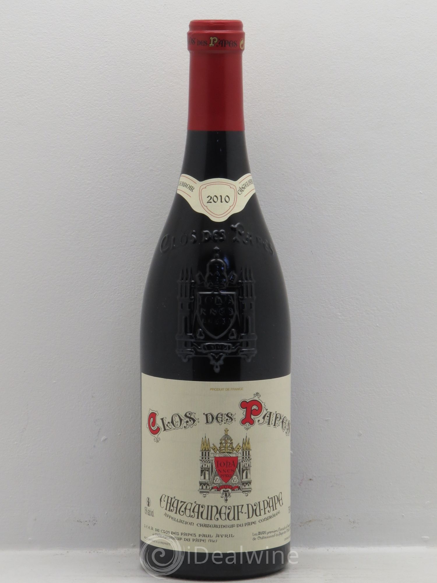 Châteauneuf-du-Pape Clos des Papes - Paul Avril 2010 - Lot de 1 bouteille - 0