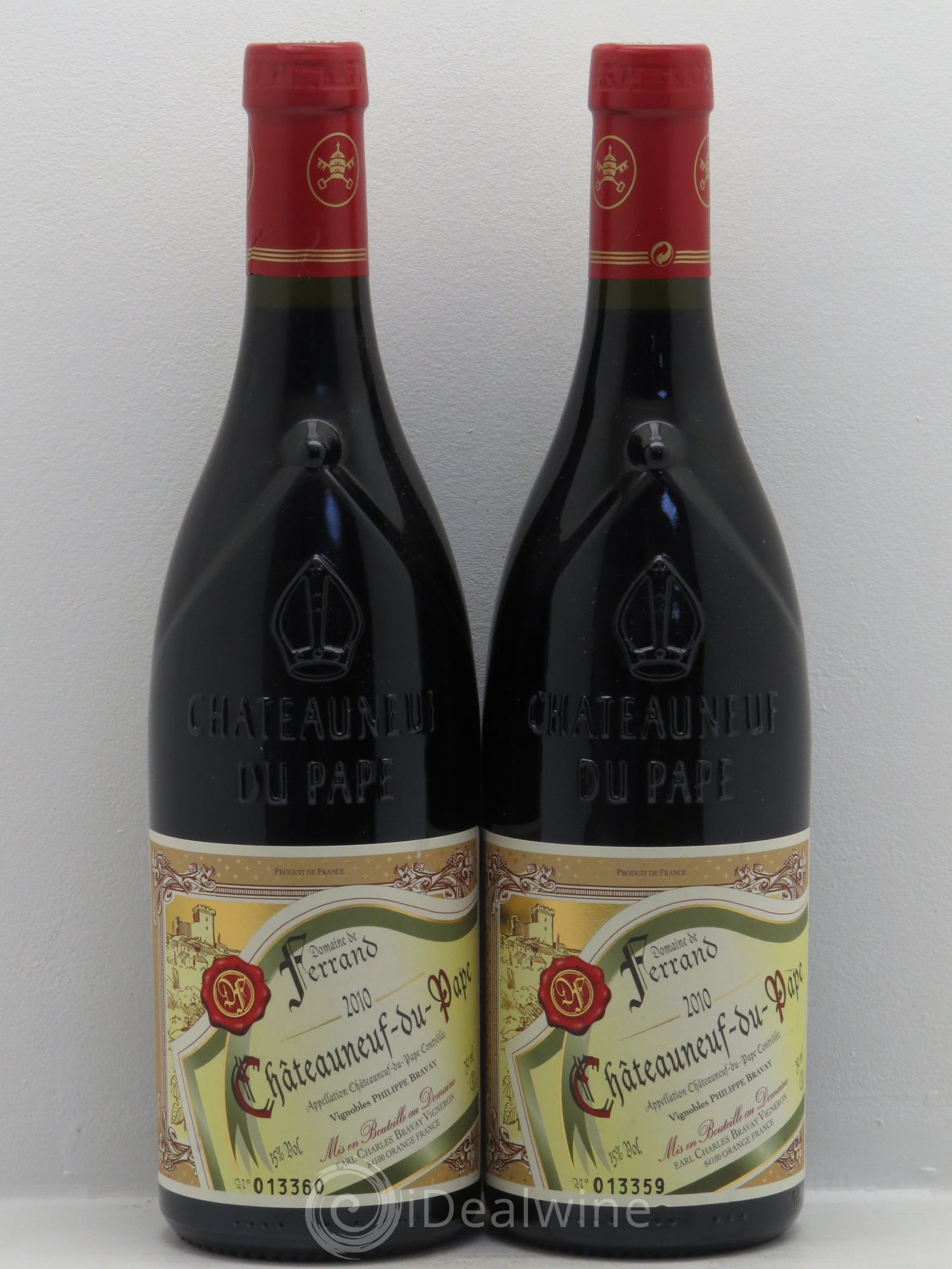 Châteauneuf-du-Pape Domaine de Ferrand 2010 - Lot de 2 bouteilles - 0