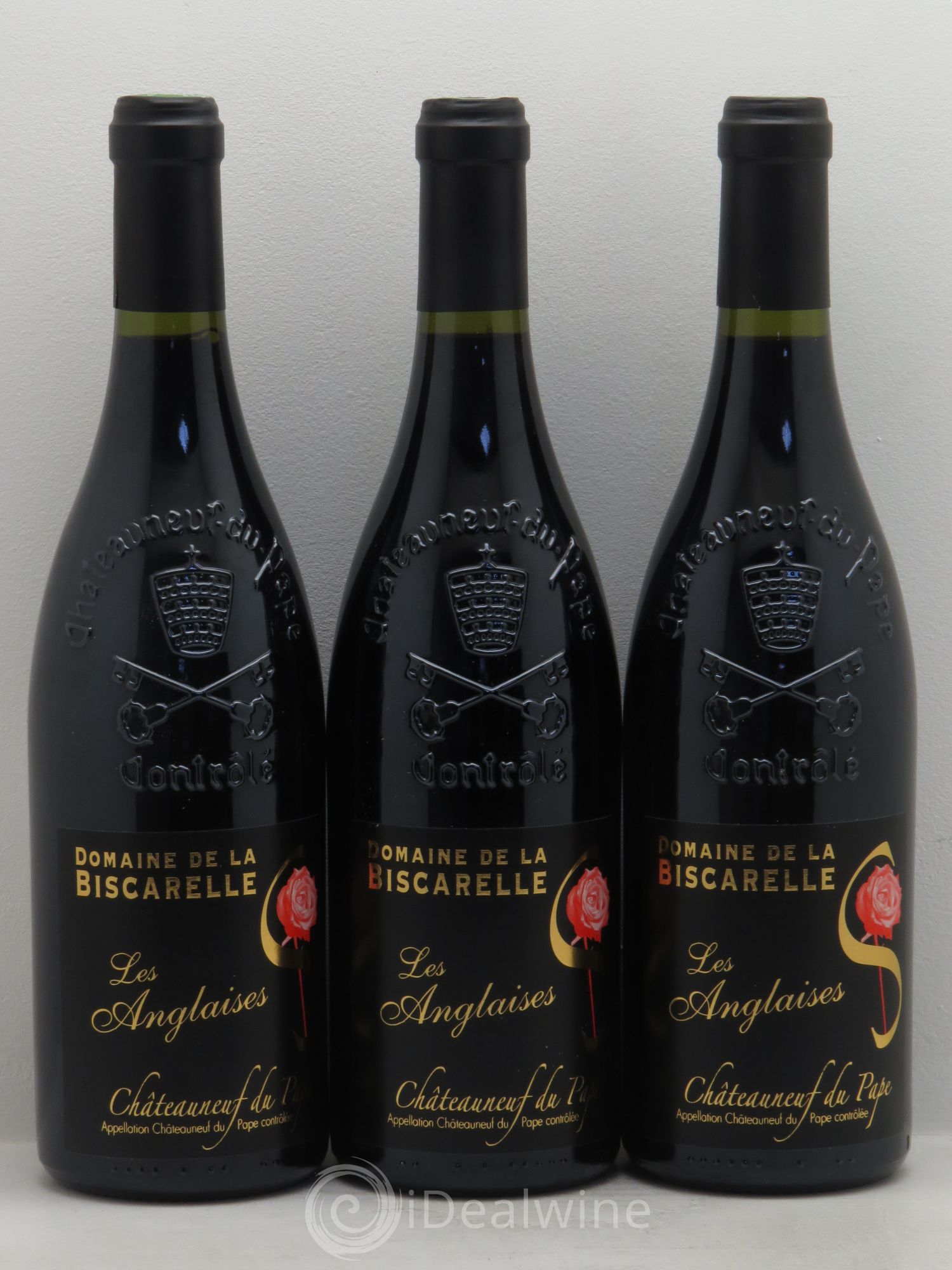 Châteauneuf-du-Pape Les Anglaises - Domaine de la Biscarelle 2010 - Posten von 3 Flaschen - 0