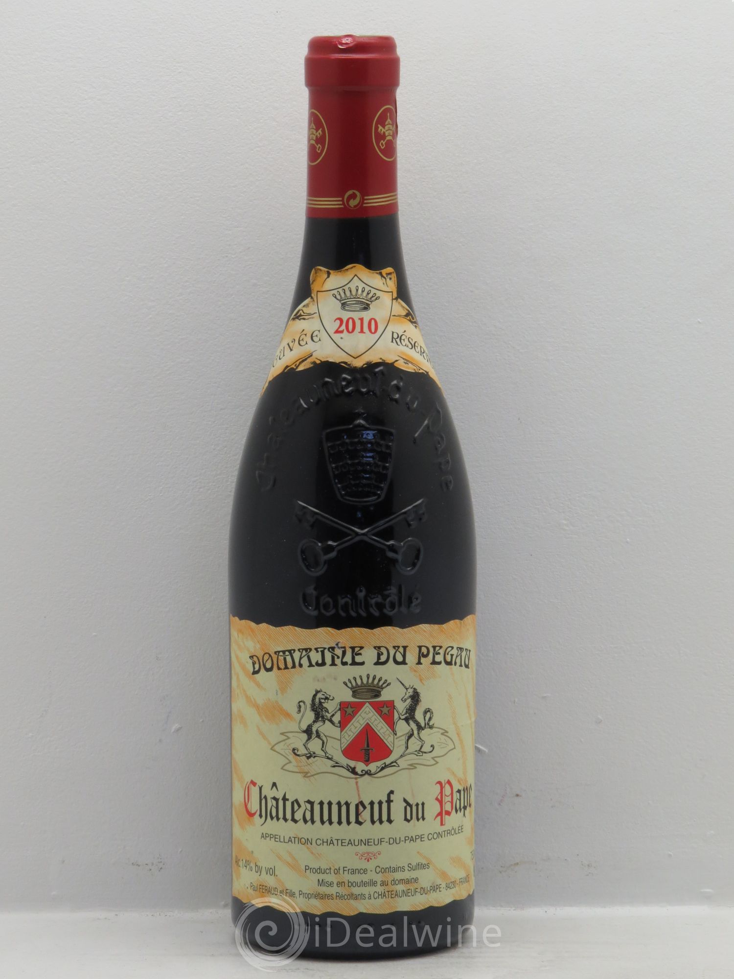 Châteauneuf-du-Pape Domaine du Pégau Cuvée Réservée Paul et Laurence Féraud 2010 - Lot de 1 bouteille - 0