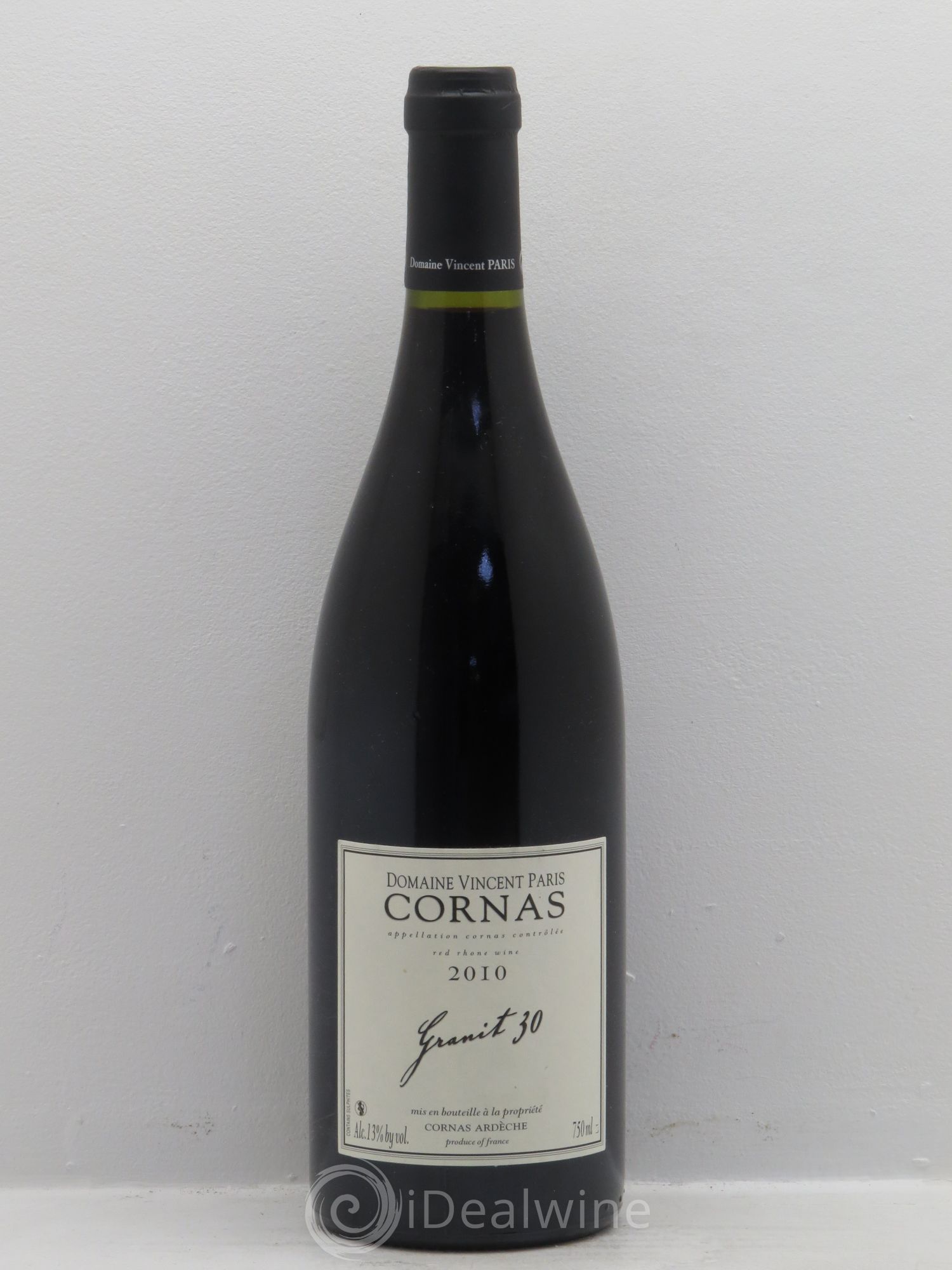 Cornas Granit 30 Vincent Paris 2010 - Lot de 1 bouteille - 0