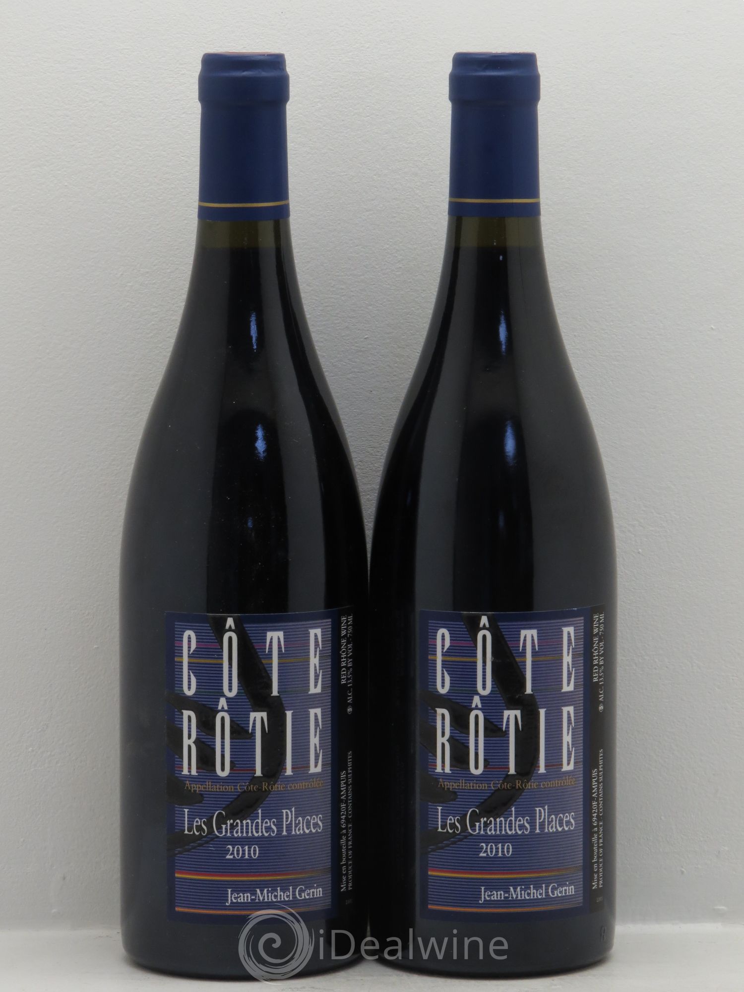 Côte-Rôtie Les Grandes Places Jean-Michel Gerin 2010 - Lot de 2 bouteilles - 0