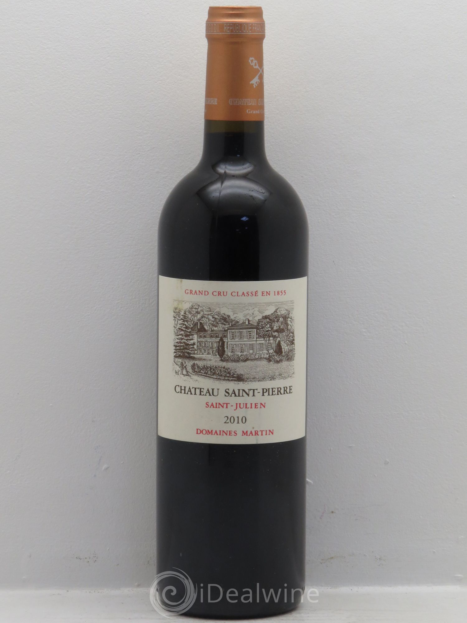 Château Saint-Pierre 4ème Grand Cru Classé 2010 - Lot de 1 bouteille - 0